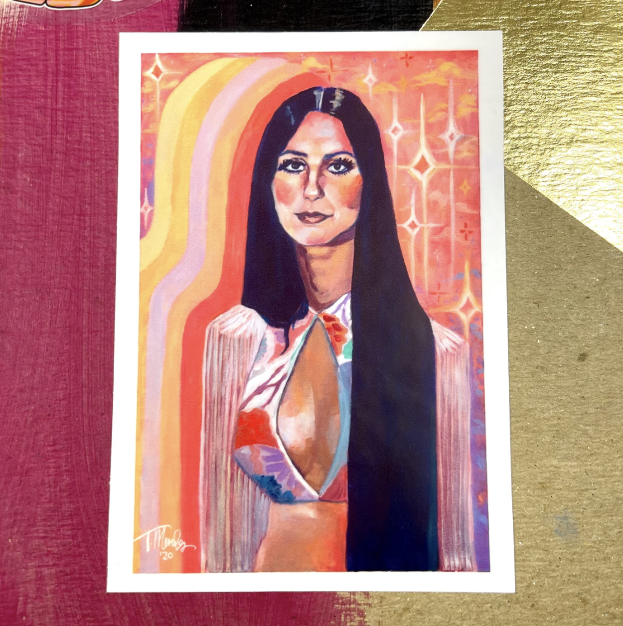 CHER STICKER