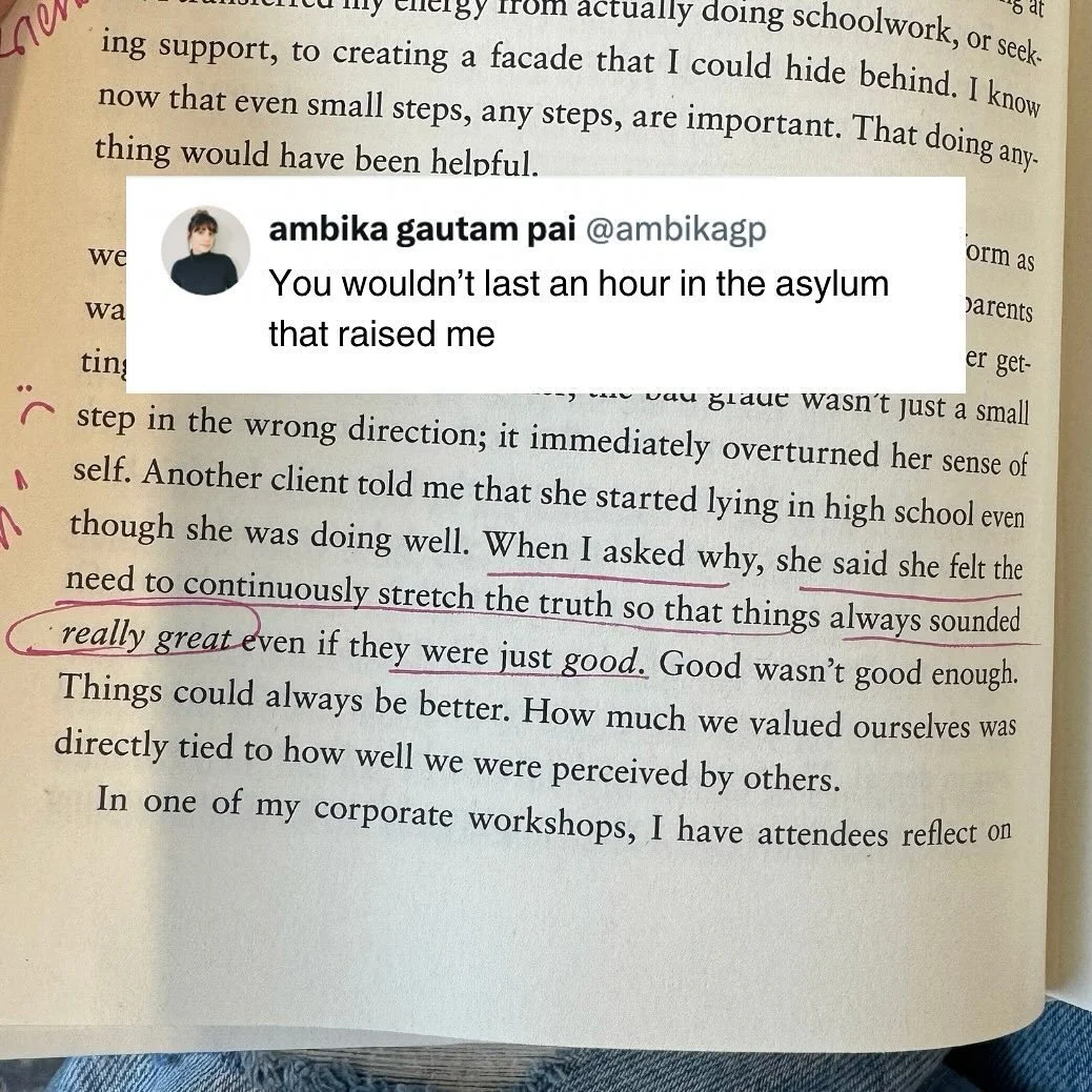 prepping for my interview with @sahajkohli and realized this meme was made for us. wait until you read &ldquo;but what will people say?&rdquo; 🤯🤯🤯🤯 interview out in mid-May and her book is ready for pre-order! #browngirltherapy #familytherapy #so