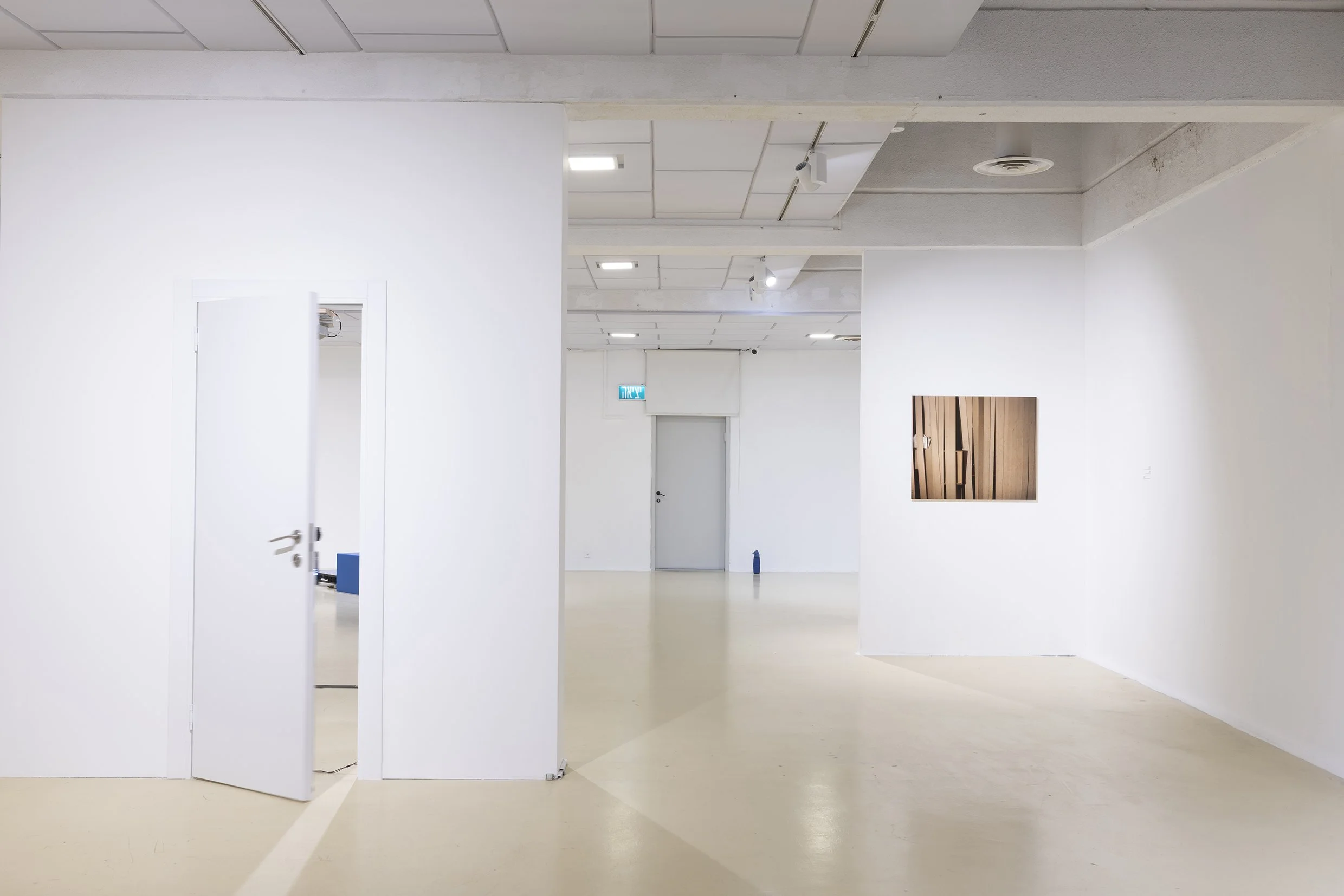 Installation View | Back Rooms group exhibition (2025) | Municipal Gallery Kfar Saba | Curated by Hadassa Cohen | Untitled (2021) | Analog color photograph | Archival Fine Art Paper | Dibond | 90x77 cm