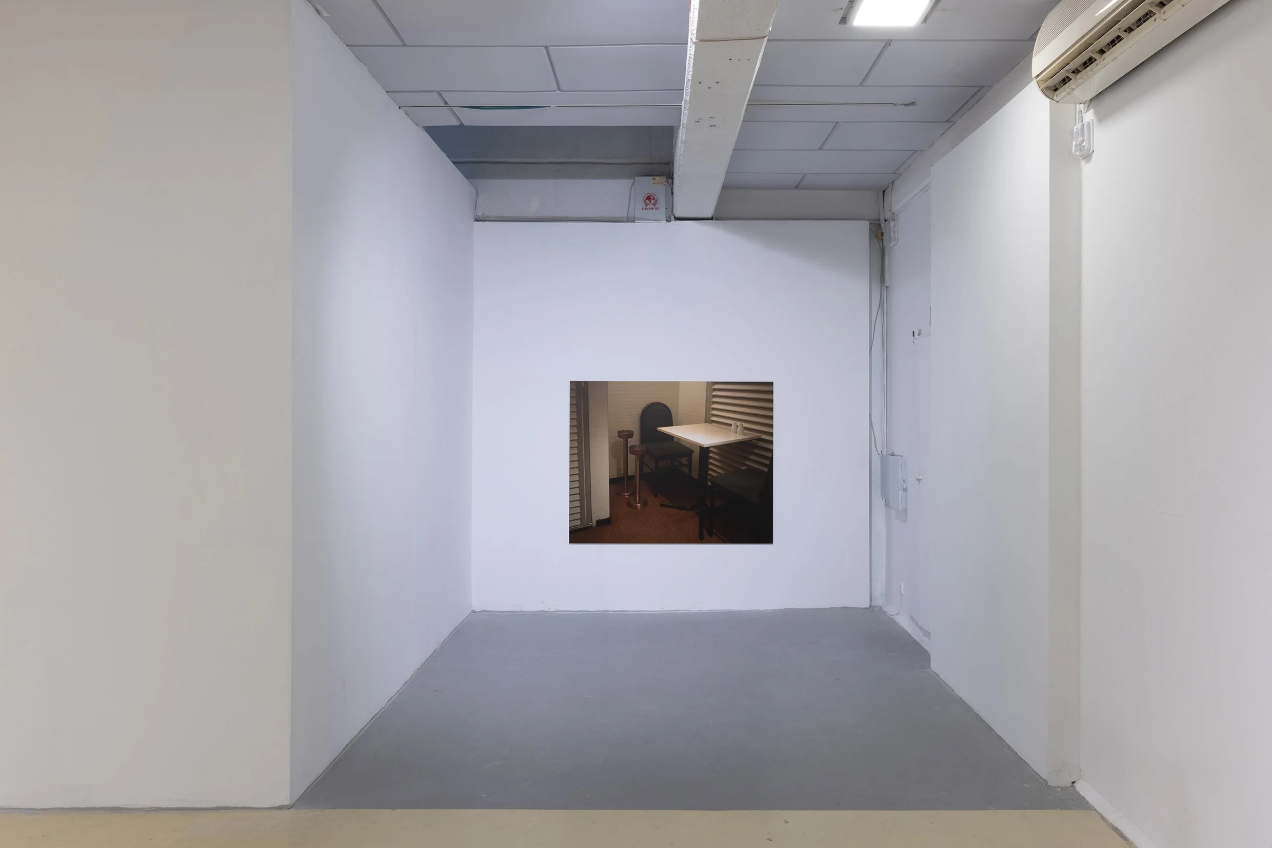 Installation View | Back Rooms group exhibition (2025) | Municipal Gallery Kfar Saba | Curated by Hadassa Cohen | Couple (2022) | Analog color photograph | Archival Fine Art Paper | Dibond | 150x120 cm