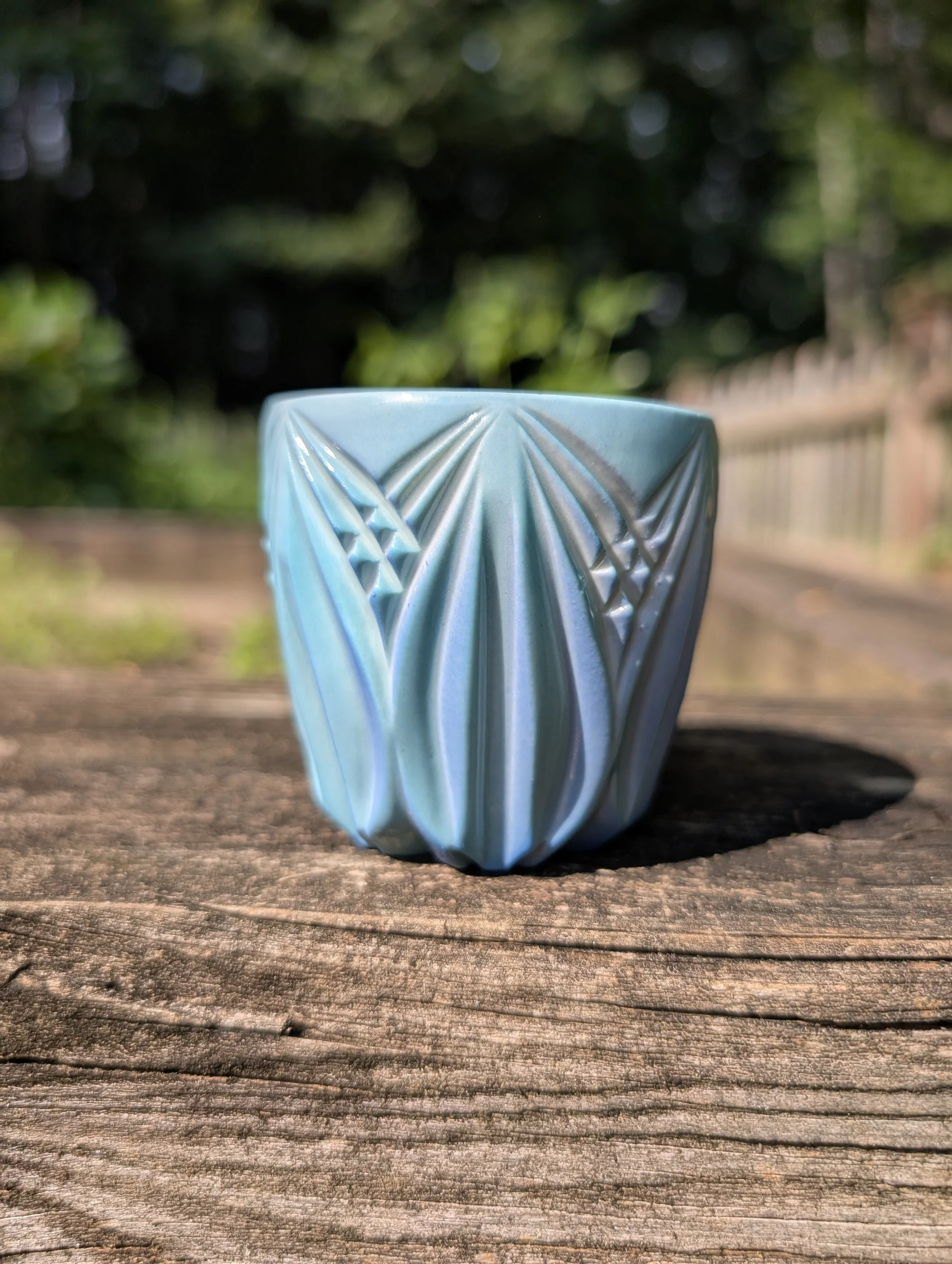 Blue and Teal Celebration Cup #1 - 2 oz