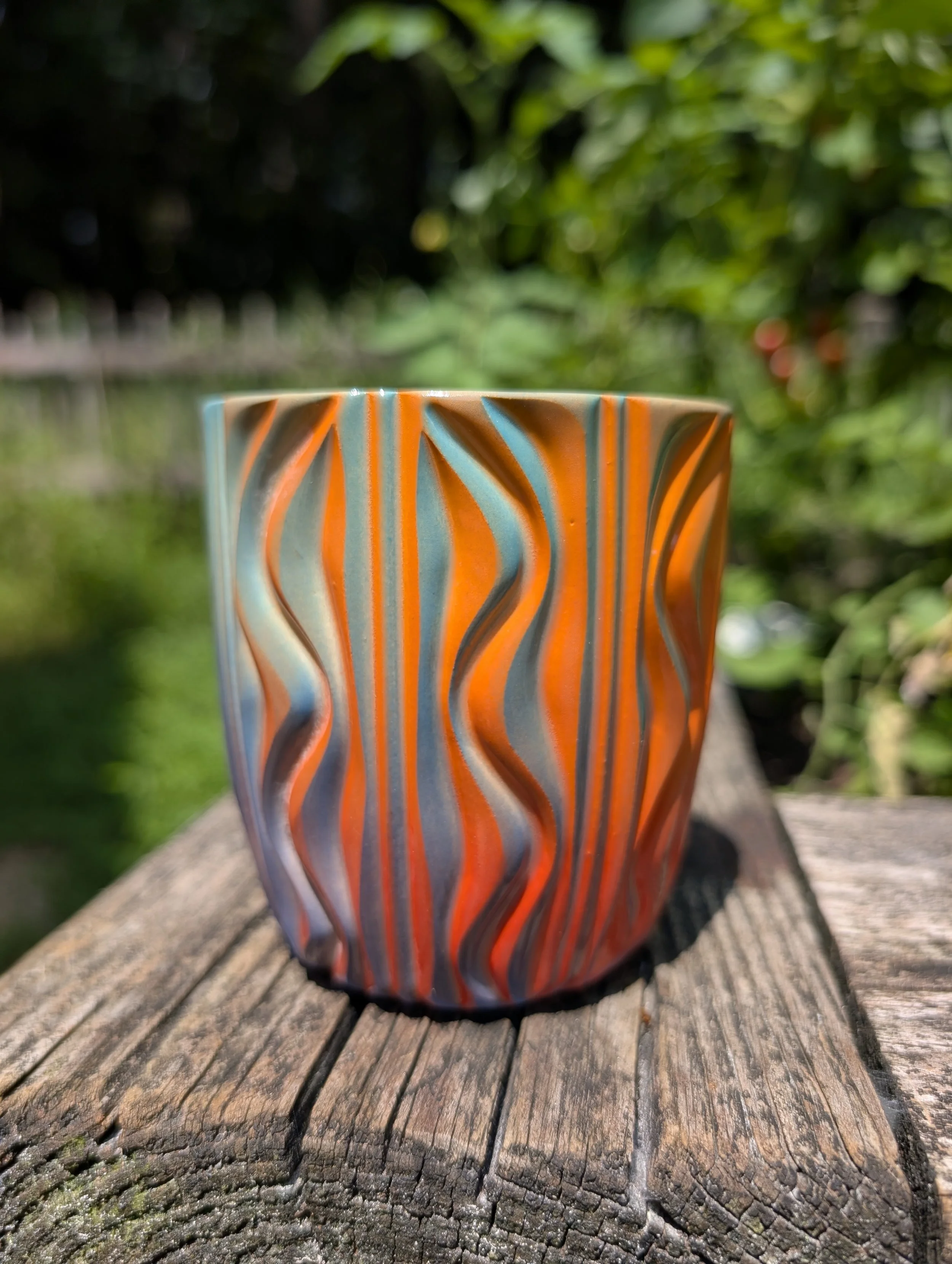 Sunset # 2 - Groovy Tumbler - 10 oz