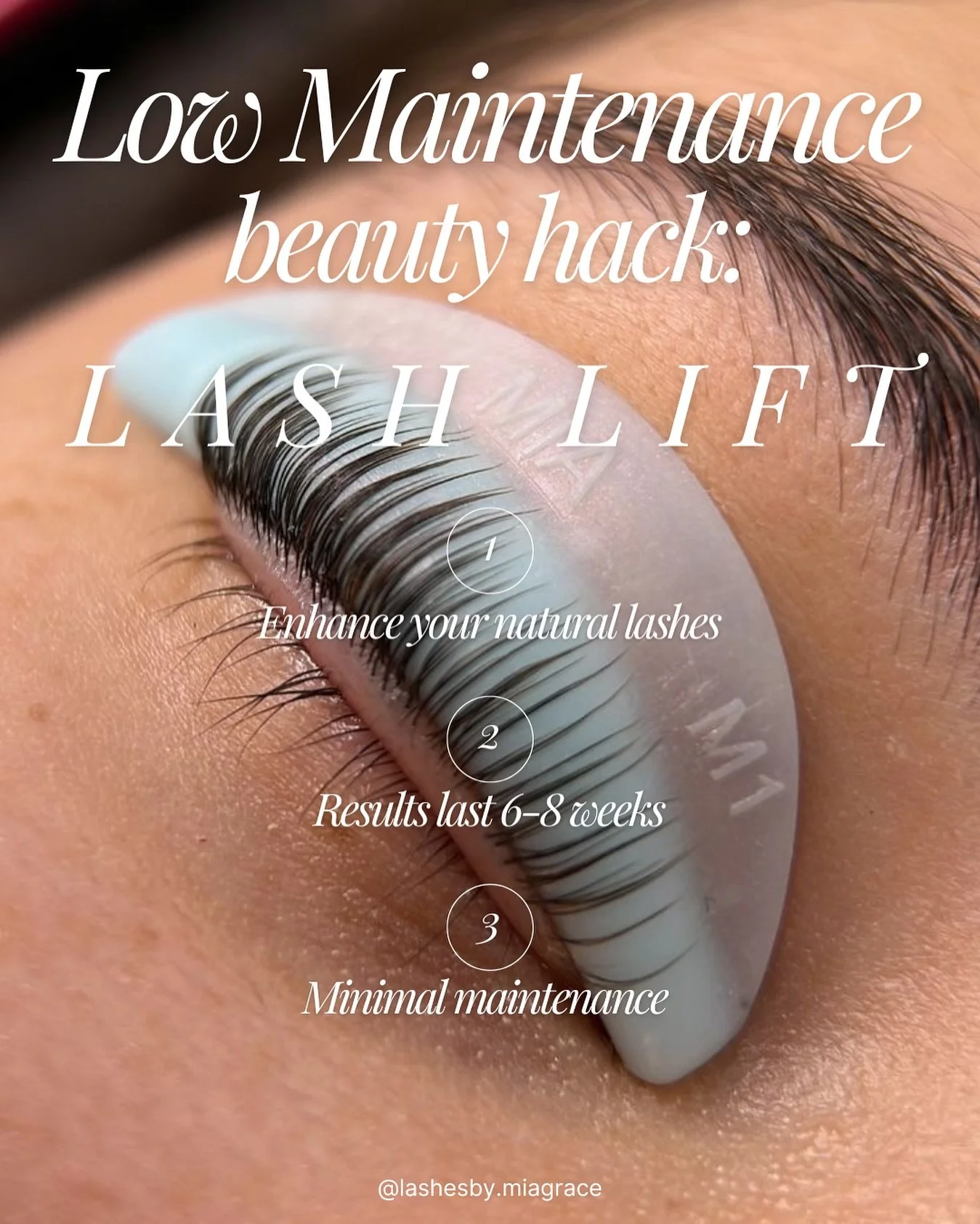 The best beauty routine addition that takes 1 hour but lasts up to 2 months &hellip; A LASH LIFT + TINT! 

☁️ Enhances your natural lashes by lengthening, curling, and adding depth to your eyes

☁️ Lasts 6-8 weeks with proper care&hellip; GOODBYE MAS
