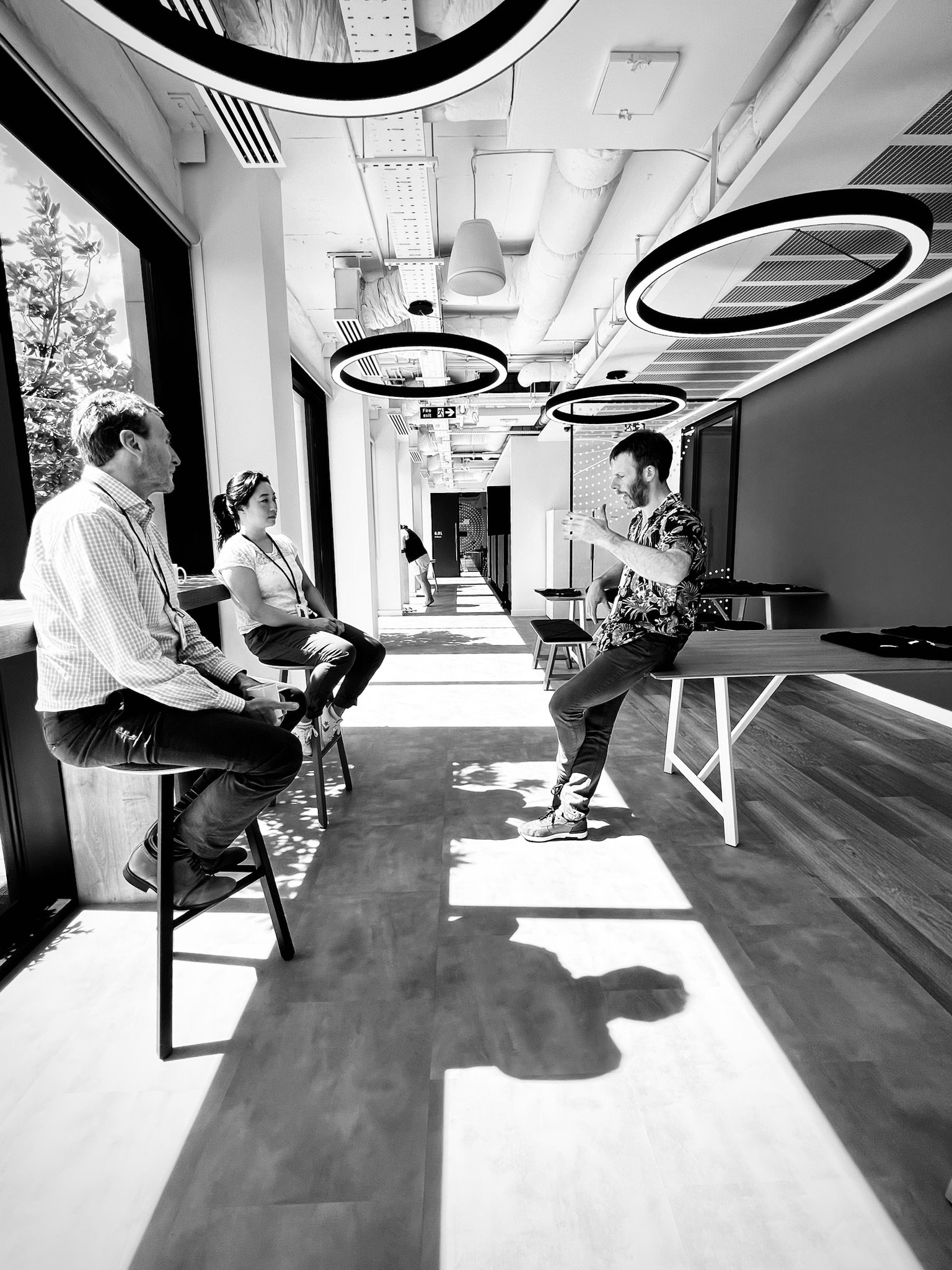 Lofty discussions on the 6th floor