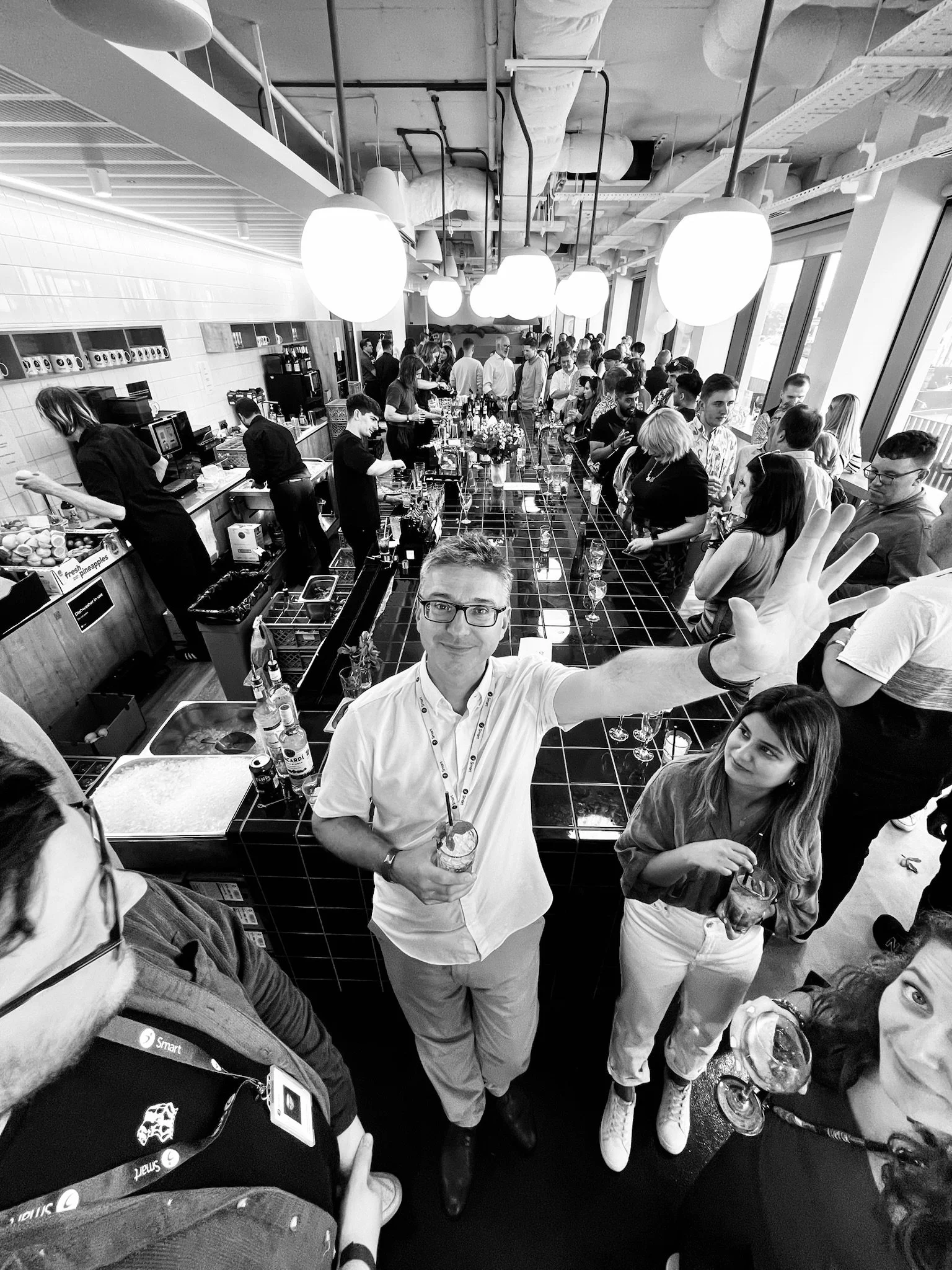 Richard kicking off the Smart summer party