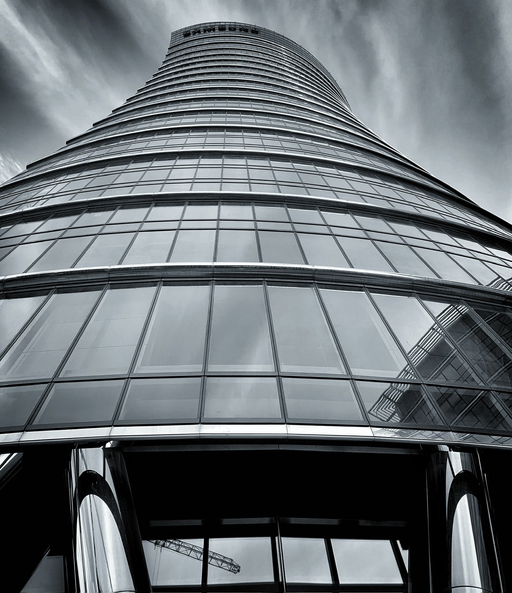 Warsaw towering above us