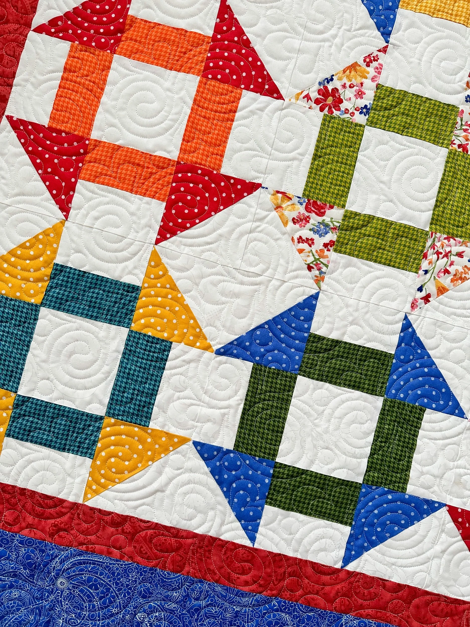Laurie’s Churn Dash Quilt