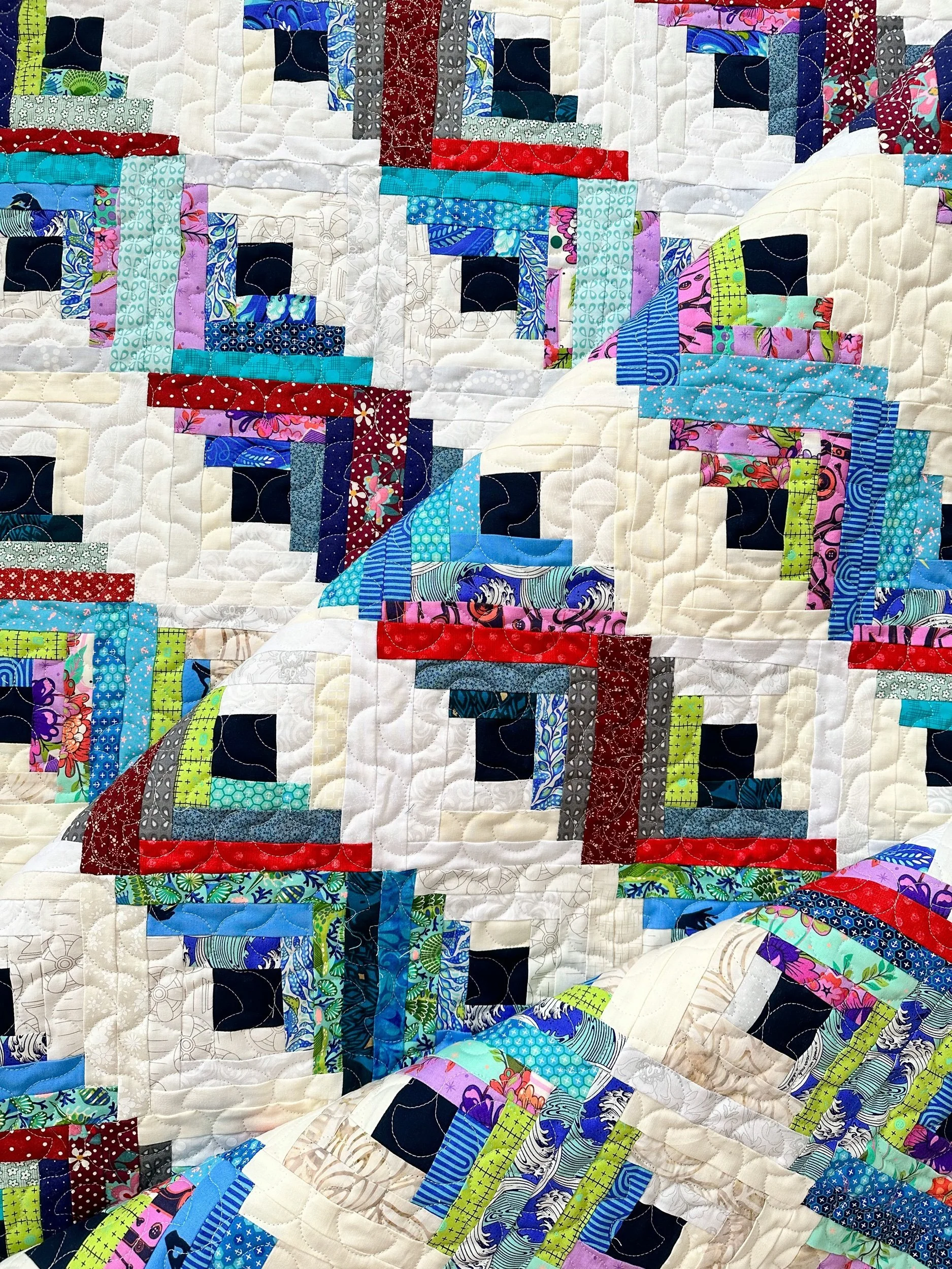 Jeanenne’s Log Cabin Quilt