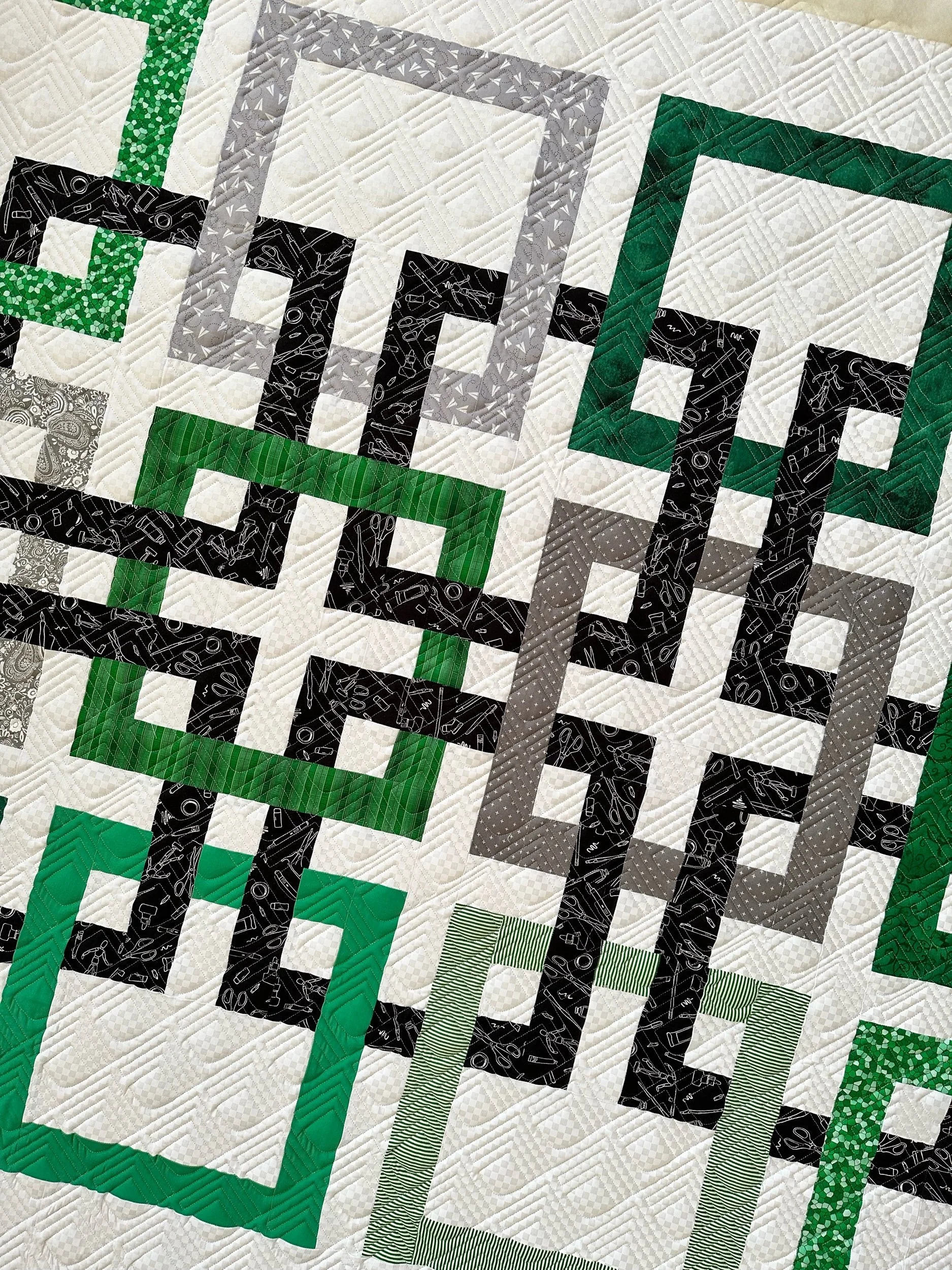 Kim’s Movement in Squares Quilt