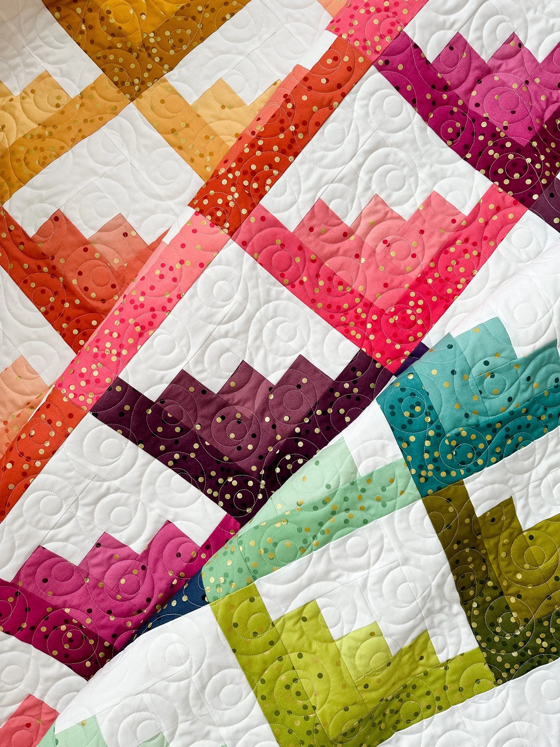 Barbara’s Confetti Cabin Quilt