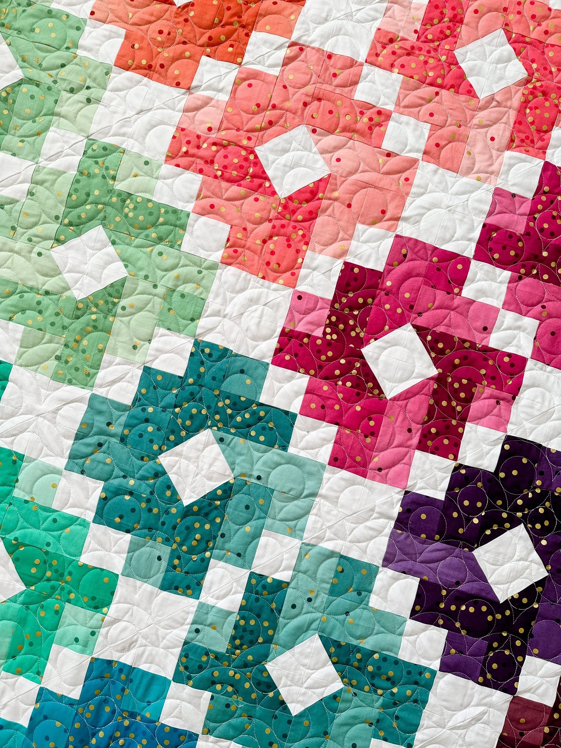Denise’s Ombré Gems Quilt