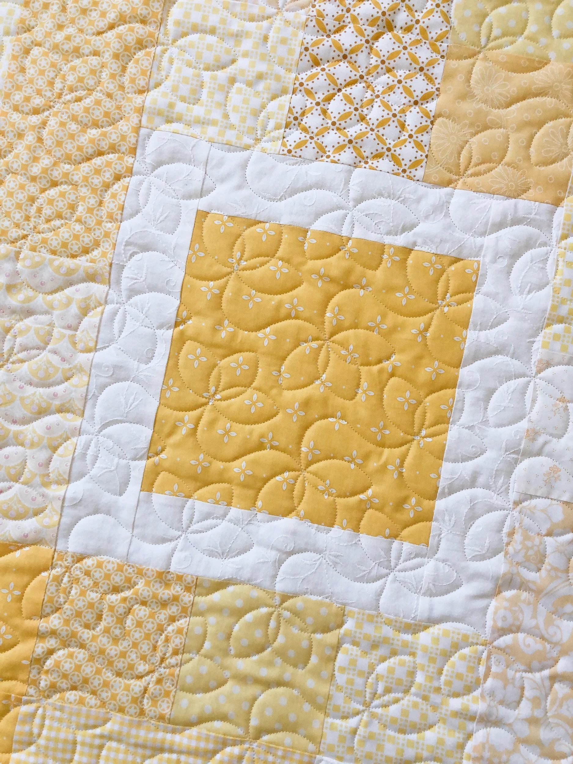 Laurie’s sunny quilt