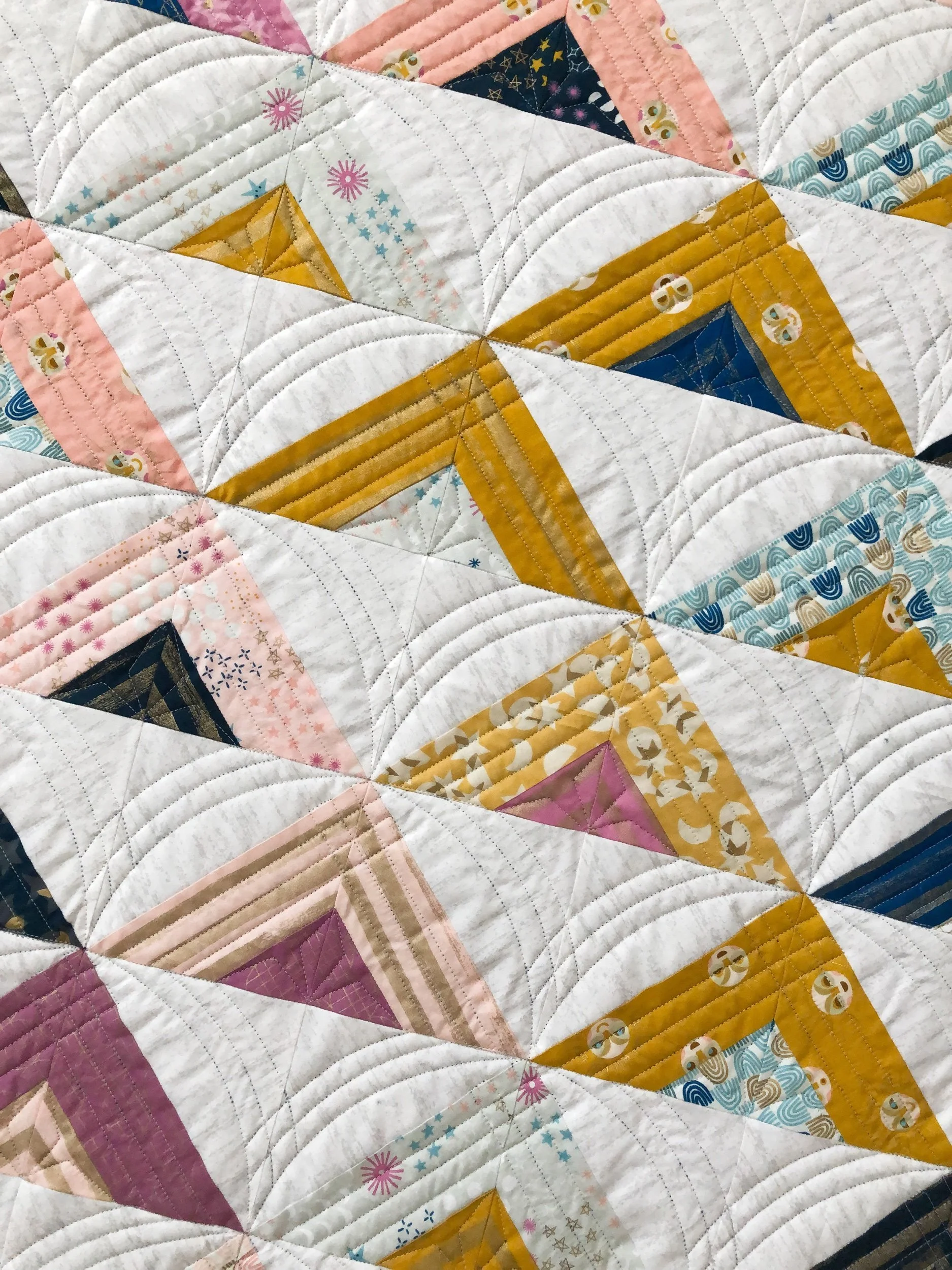 Lisa’s On Point Quilt