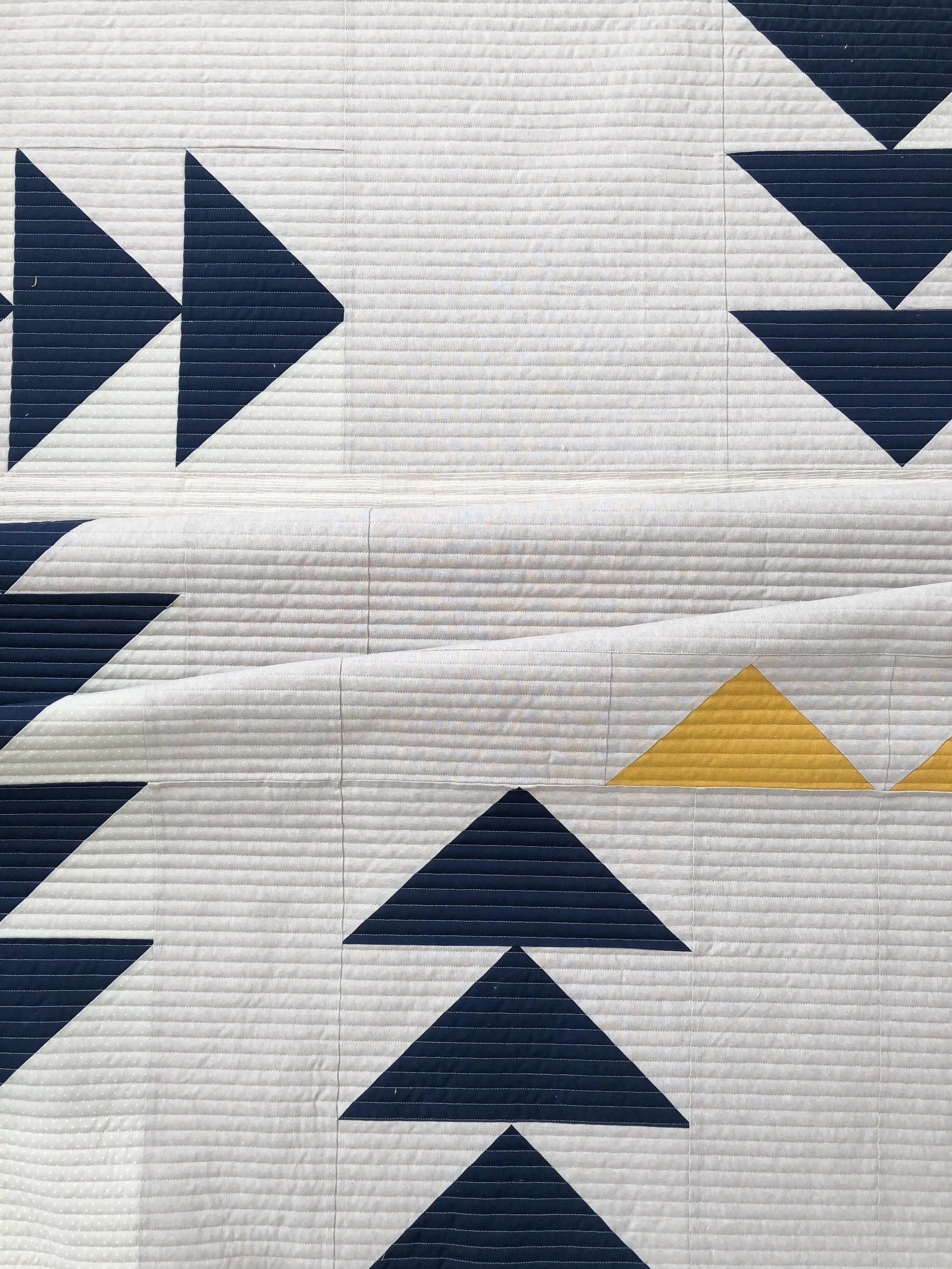 Abby’s Improv Triangle Quilt