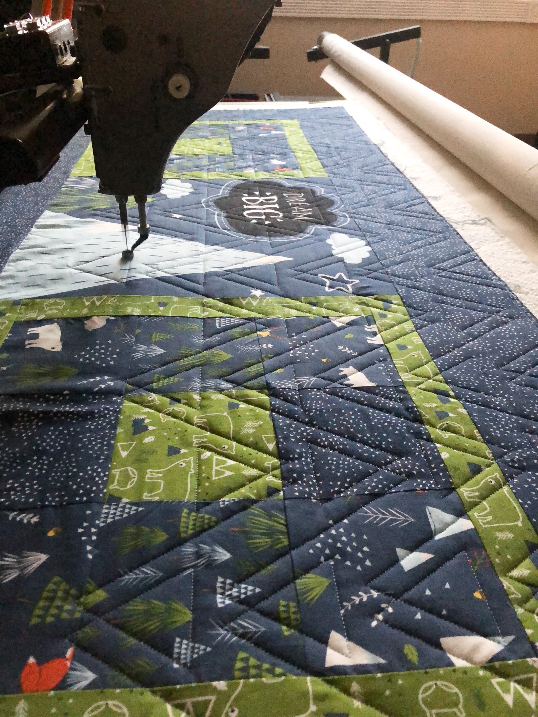 Noreen’s In The Forest baby quilt