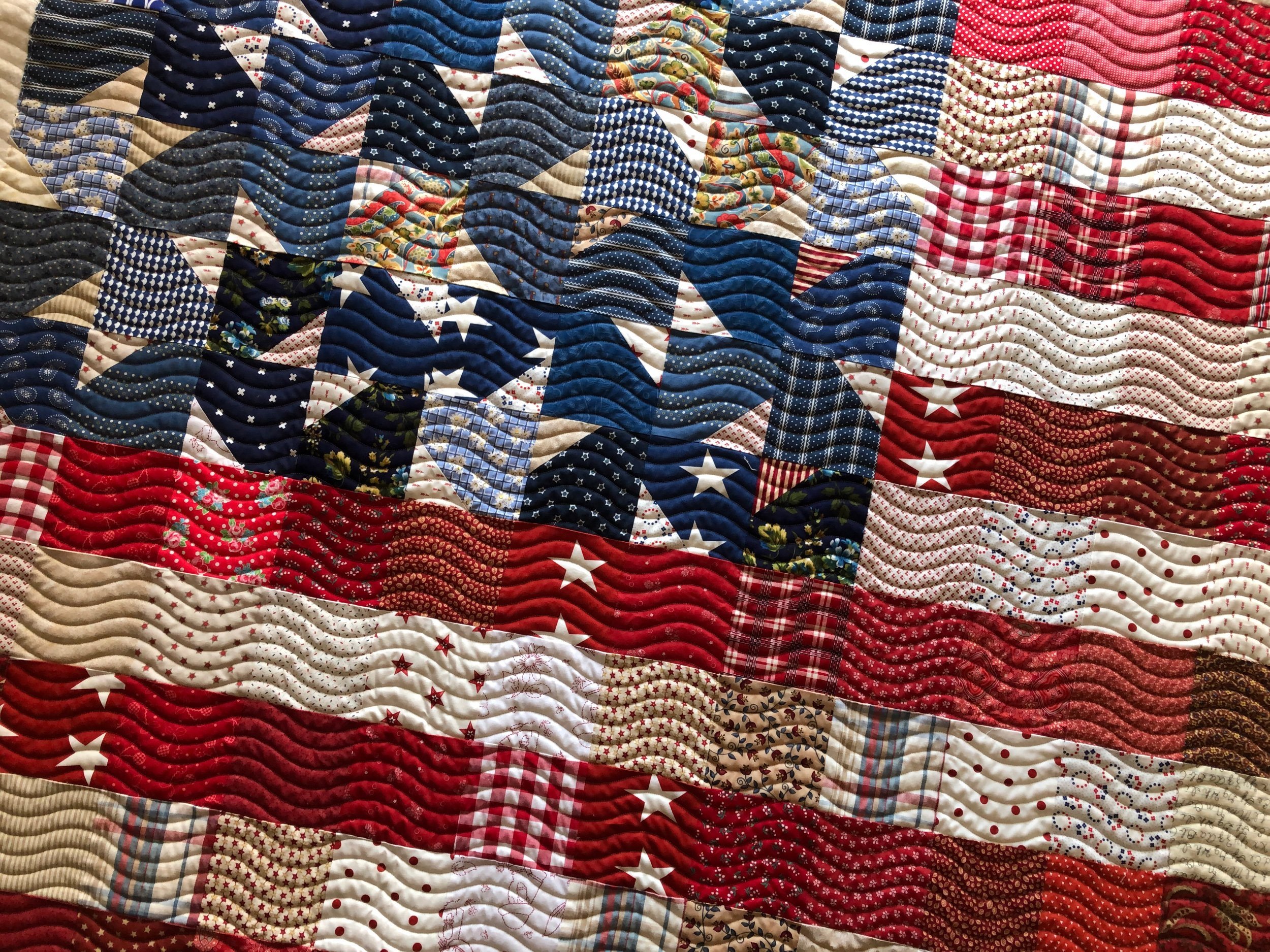 Laurie’s Yankee Doodle Dandy Quilt