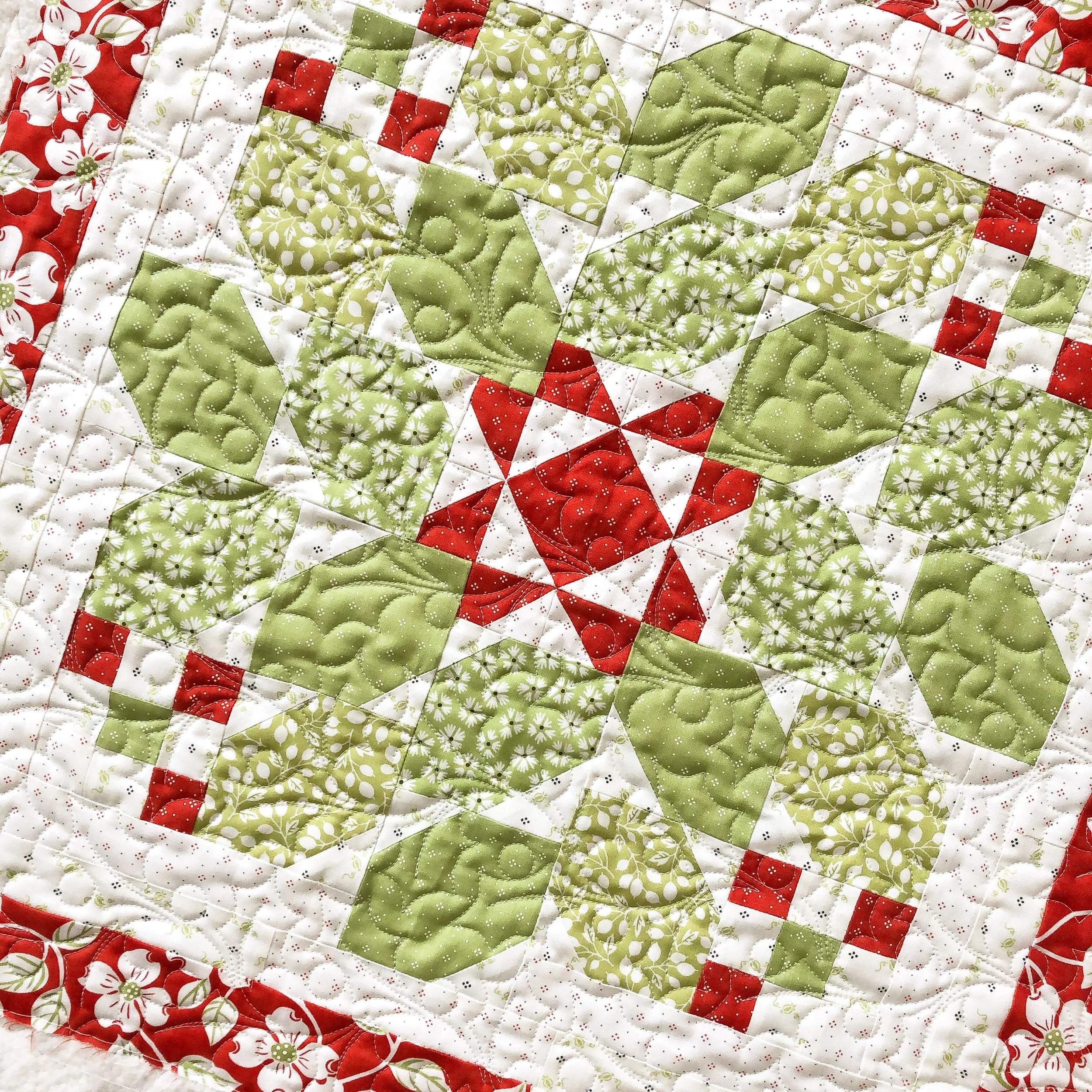 Barbara’s Holly Berries Mini Quilt