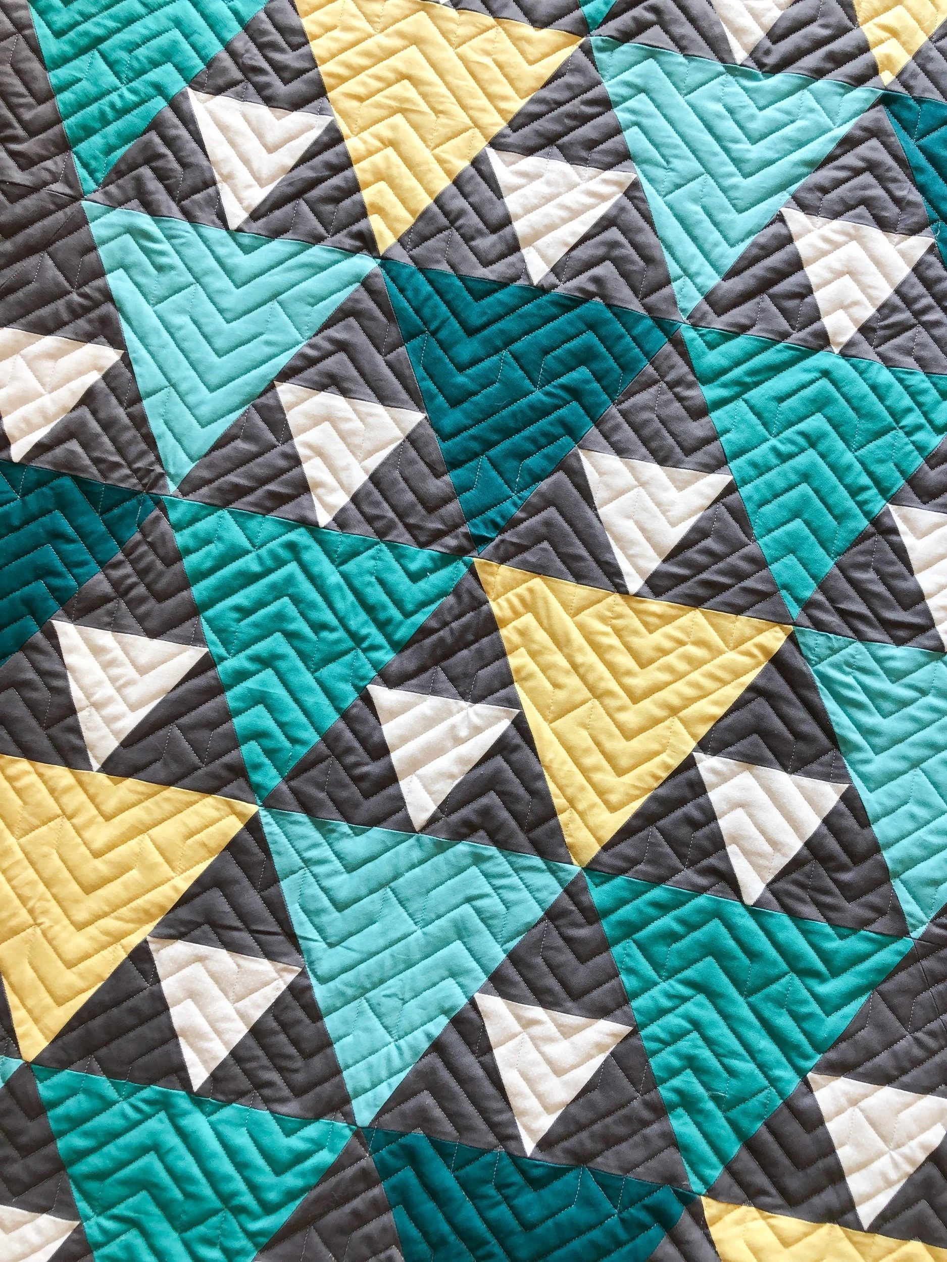Courtney’s Triangle Peaks Quilt