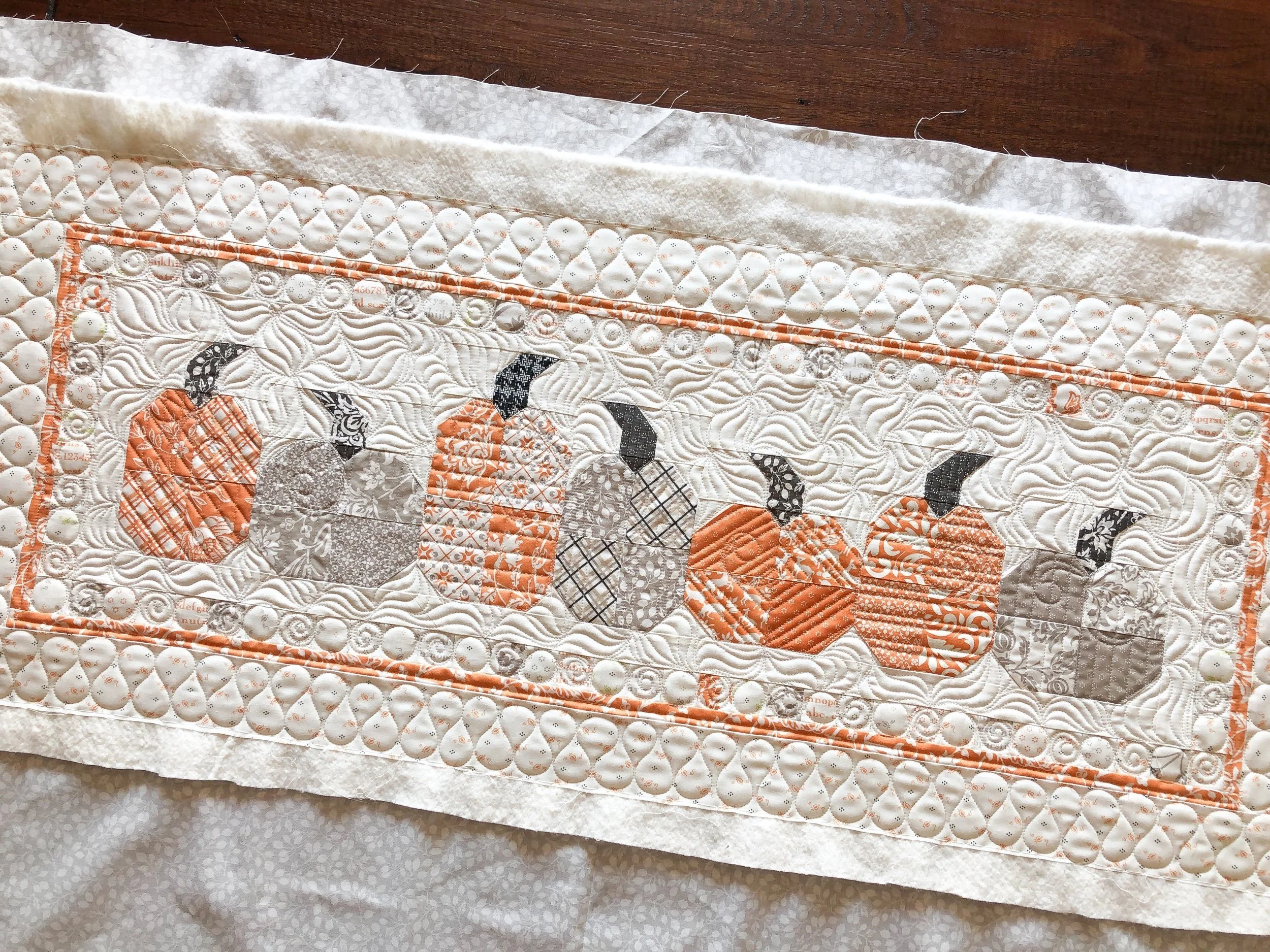 Kim’s Pumpkins in a Row