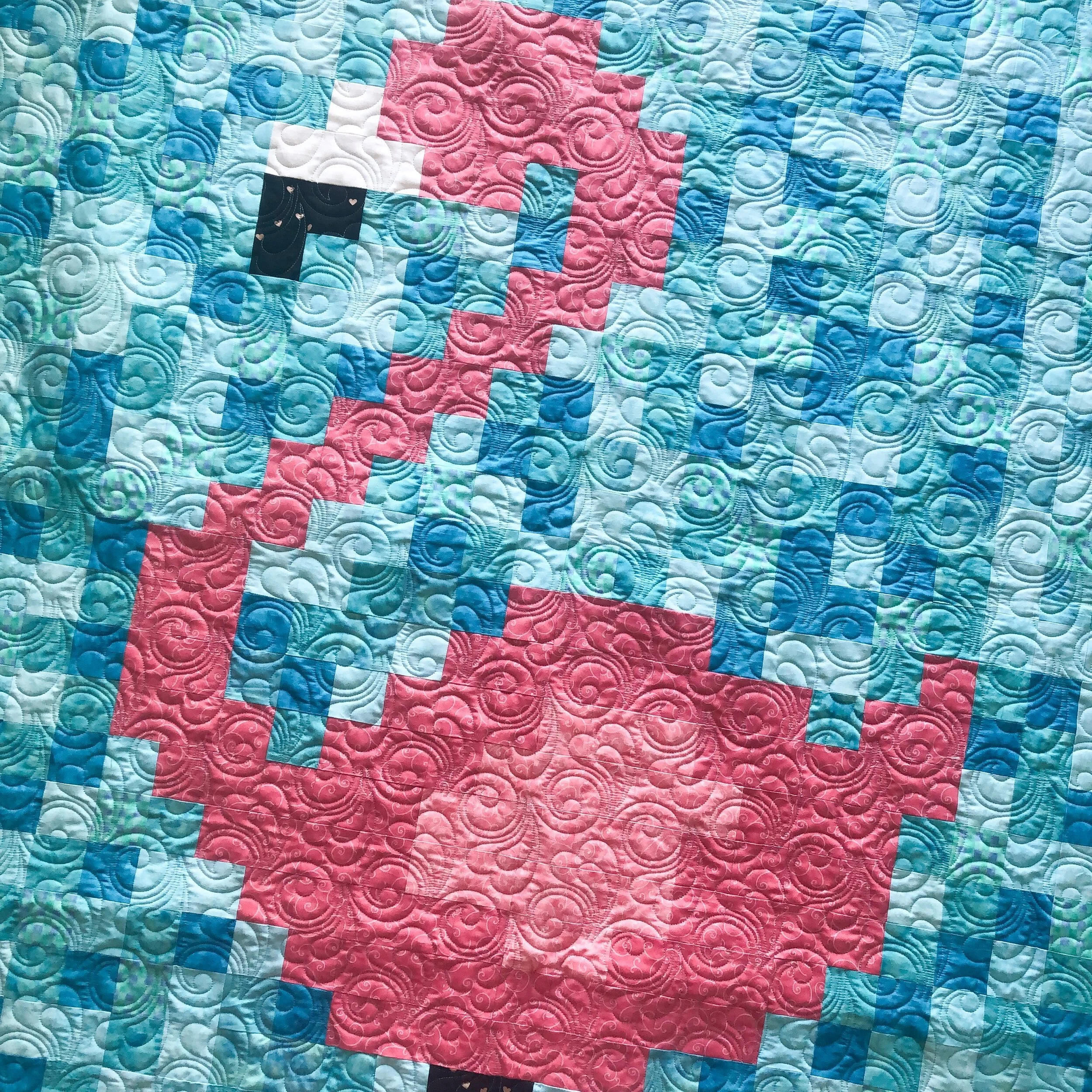 Chris’ Flamingo Quilt