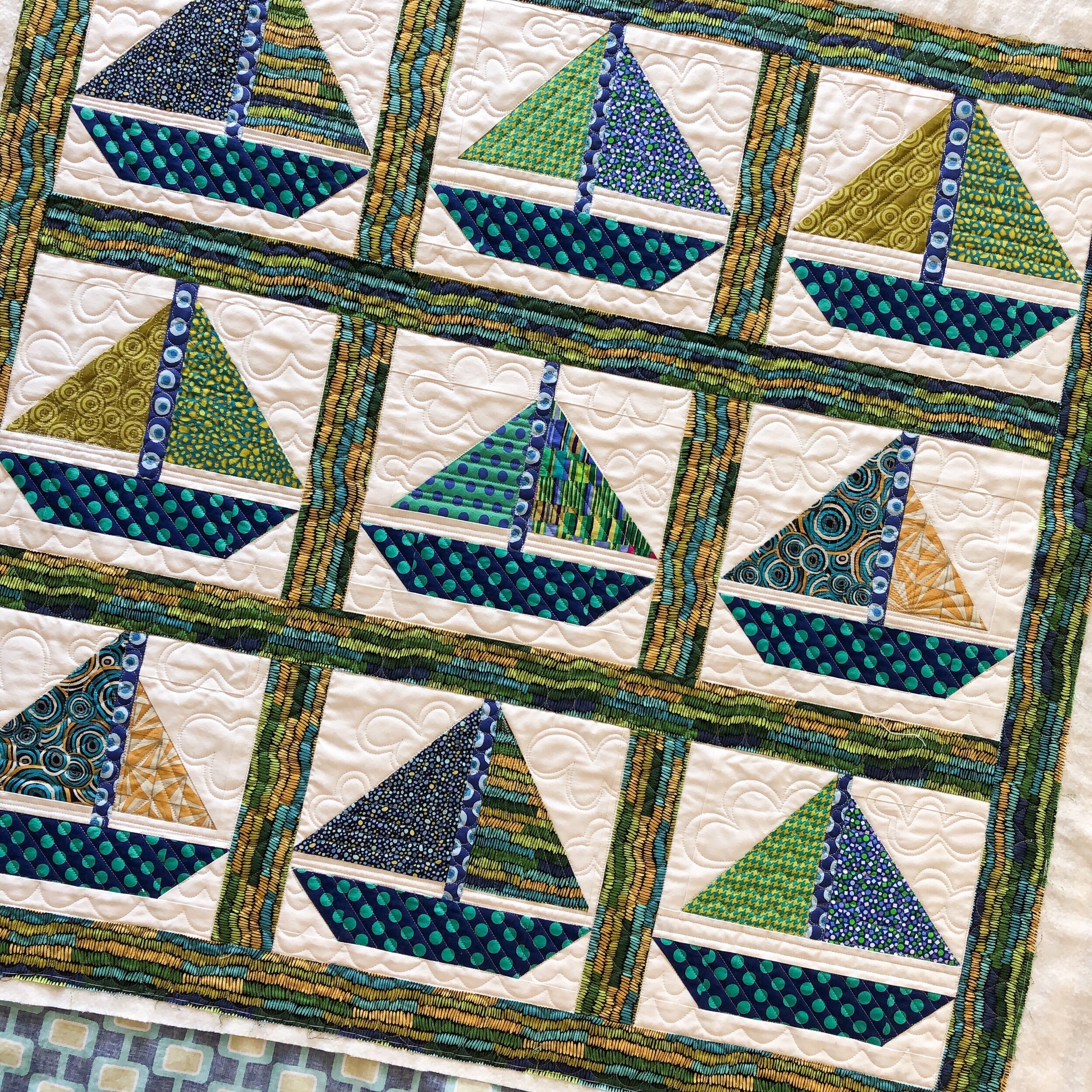 Loranne’s Baby Sailboat Quilt