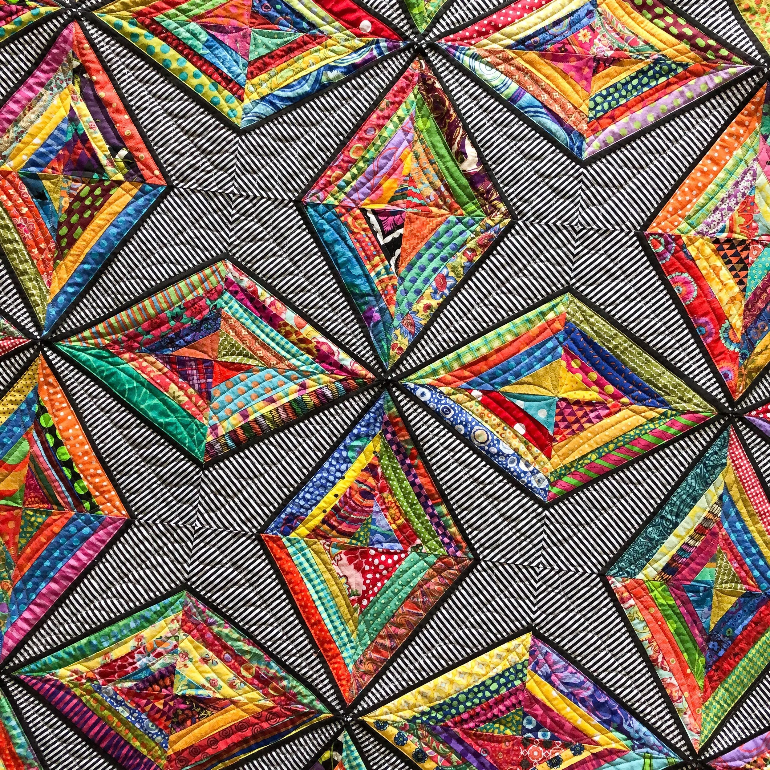 Loranne’s Scrappy Diamond Quilt