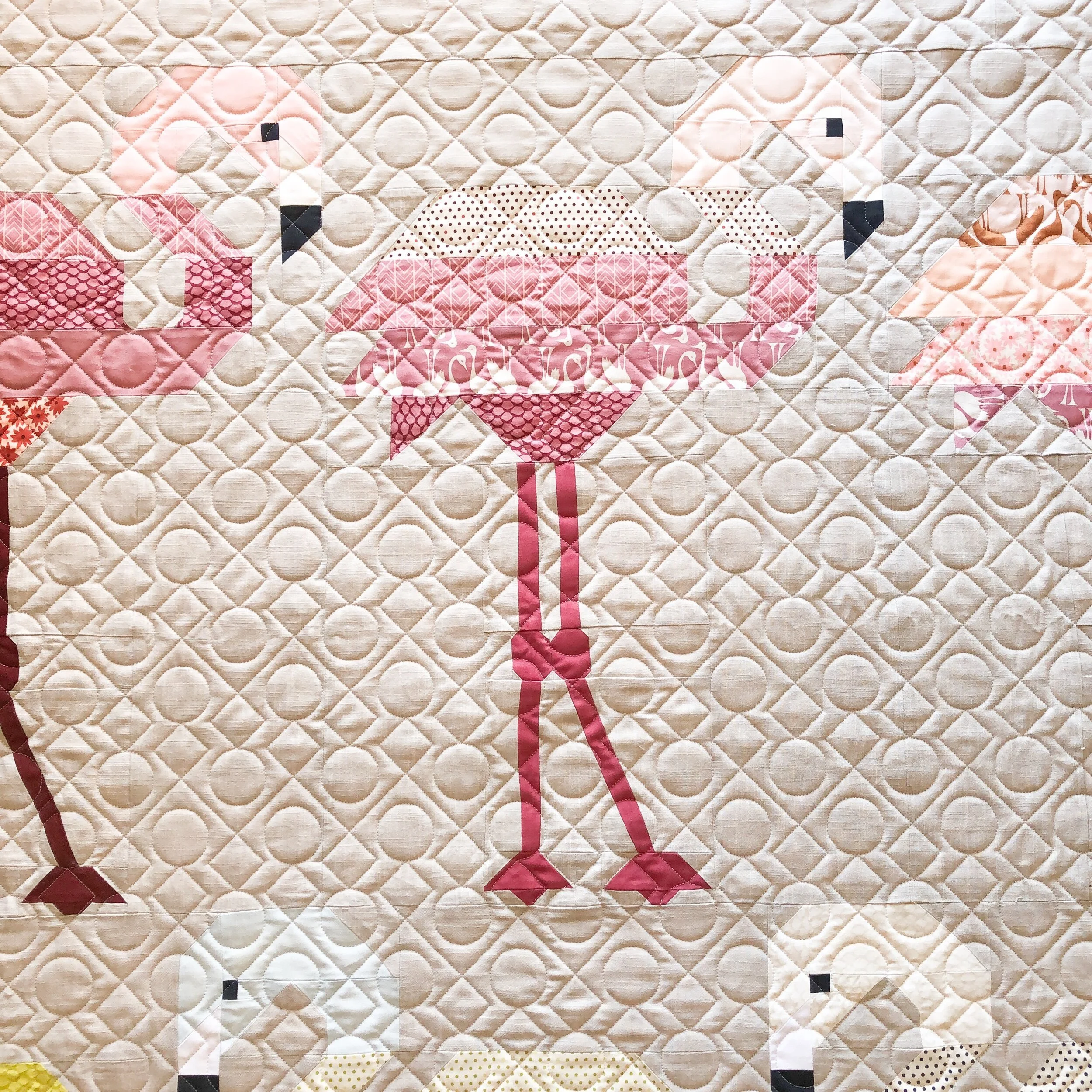 Shelley’s Flamingo Quilt + Weekly Design