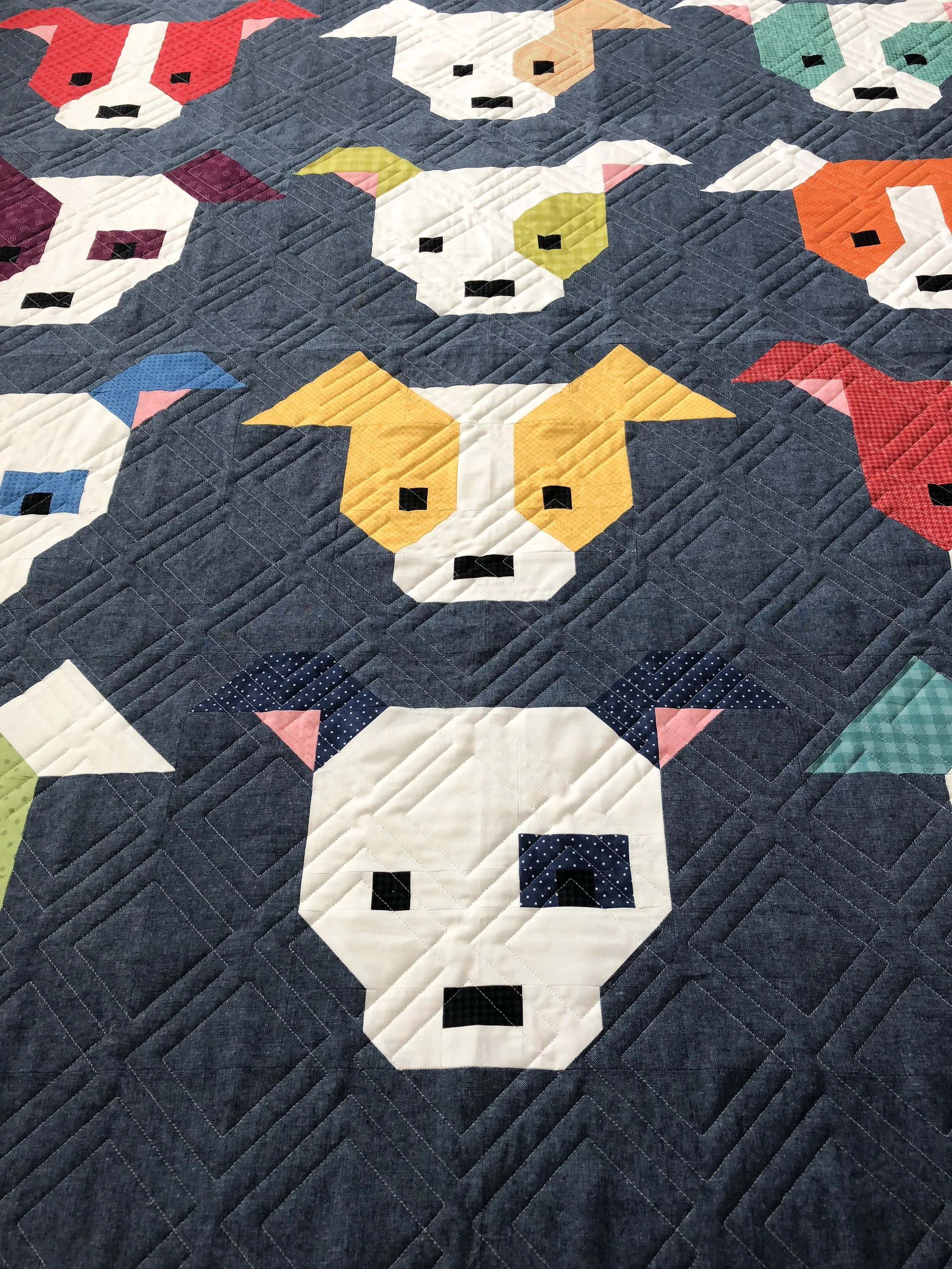 Sherry’s Dog Gone Cute quilt!