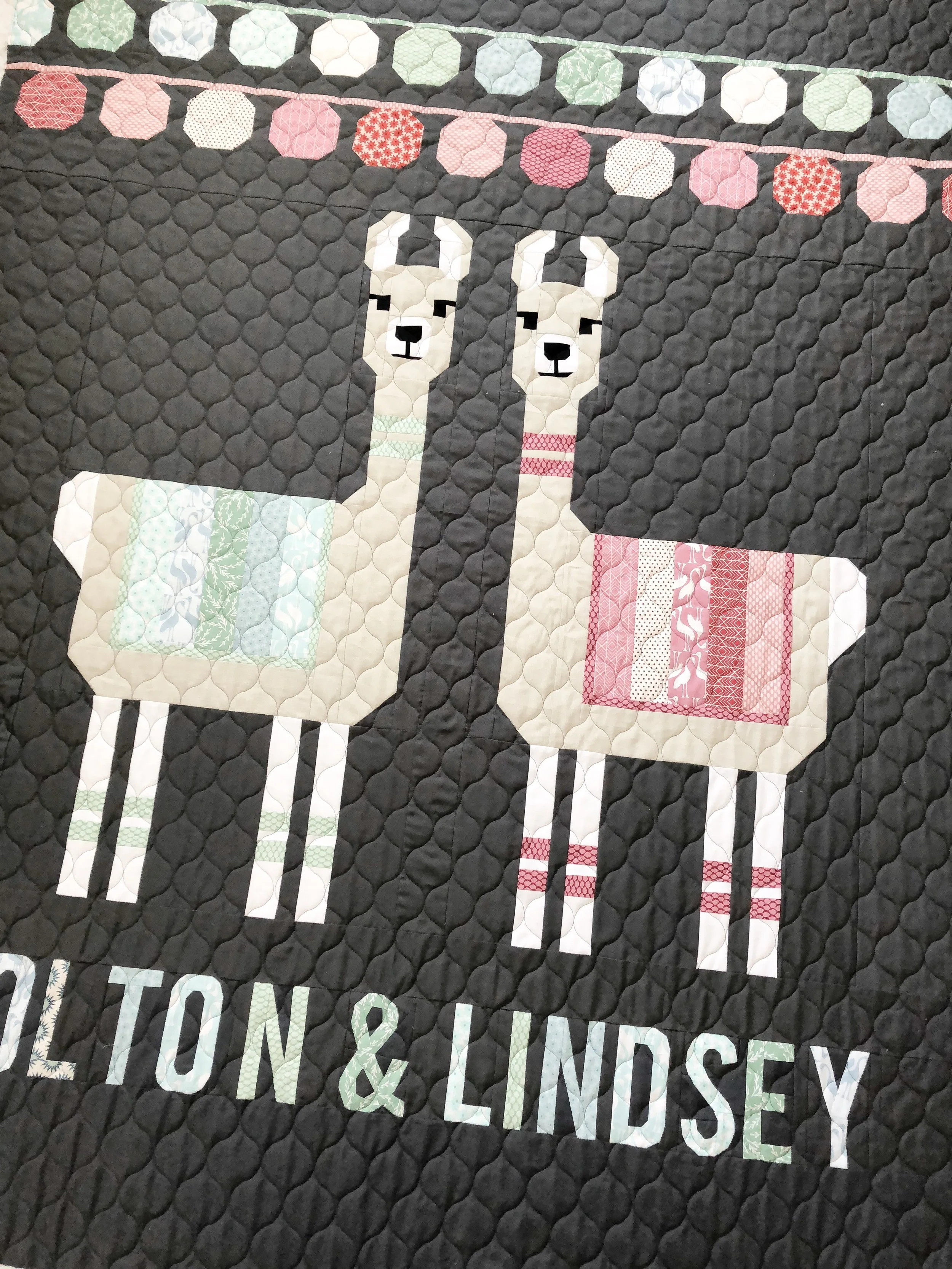 Beth’s Llama quilt