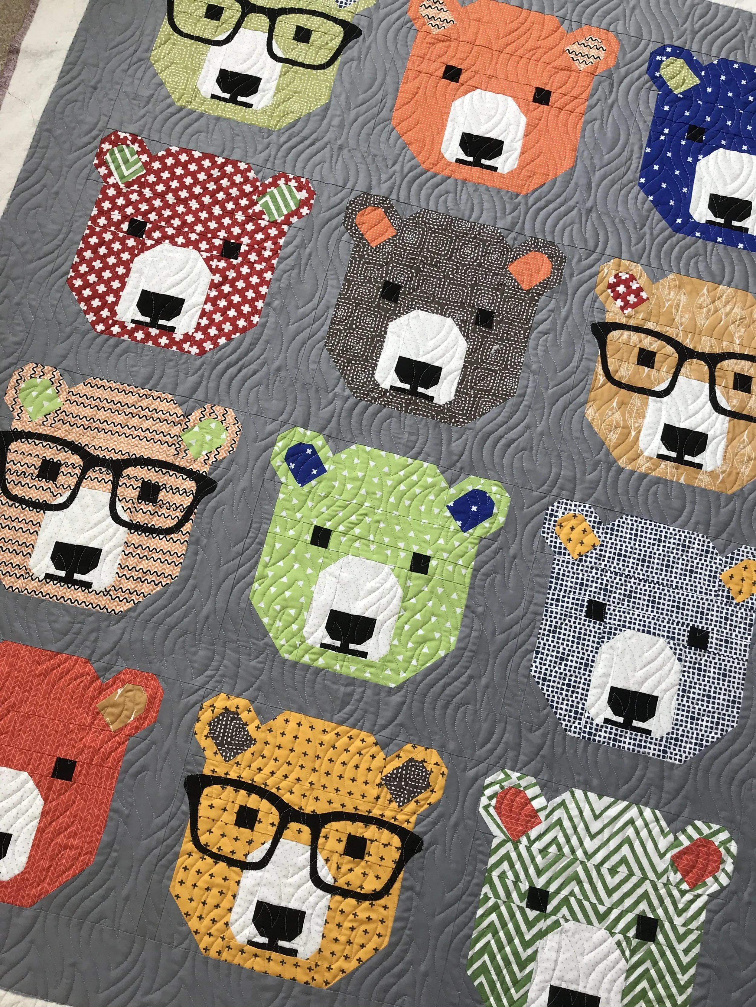 Kathy’s Bjorn Bear and + quilt!