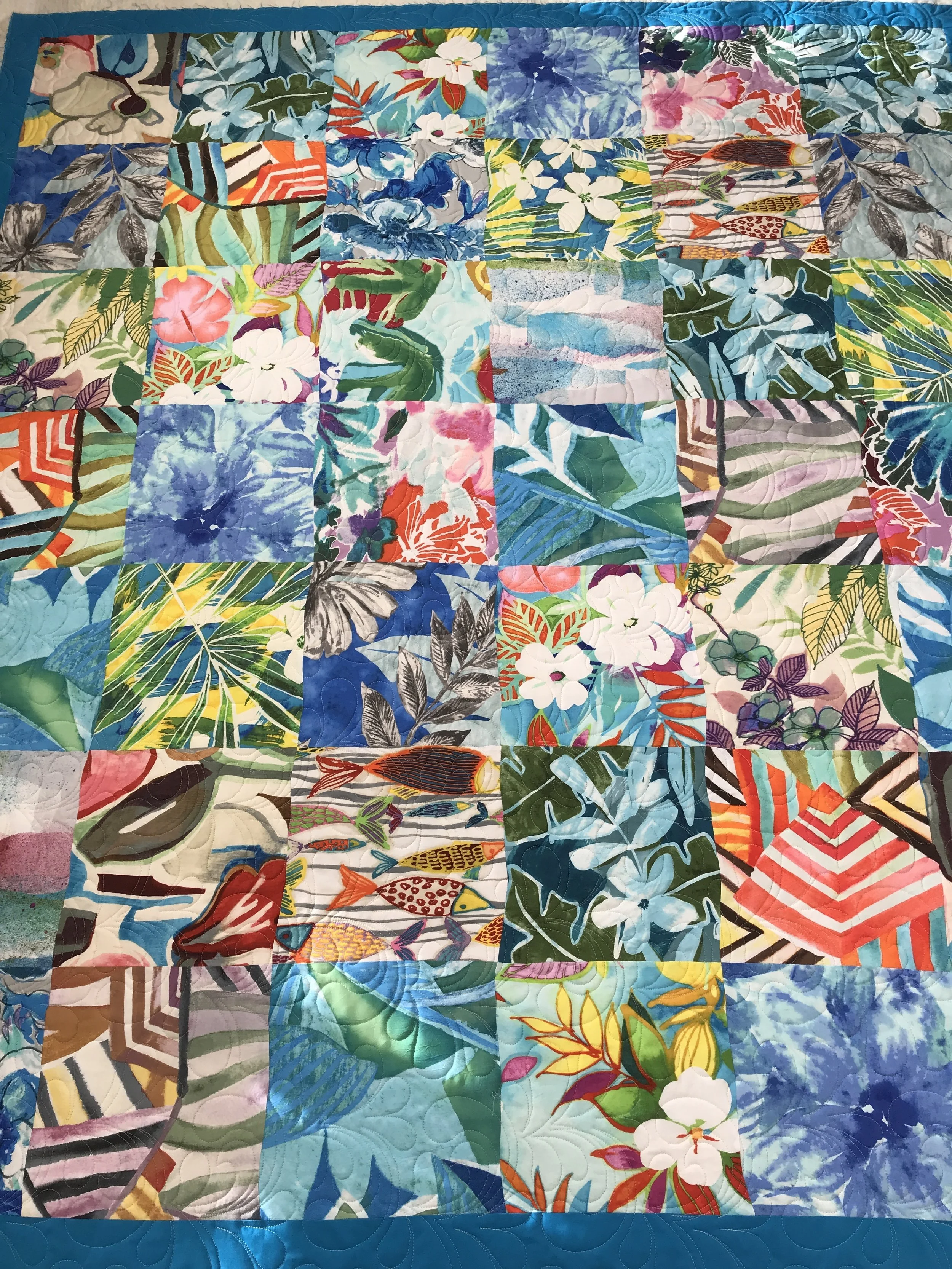 Chris’ Hawaiian Flower quilt