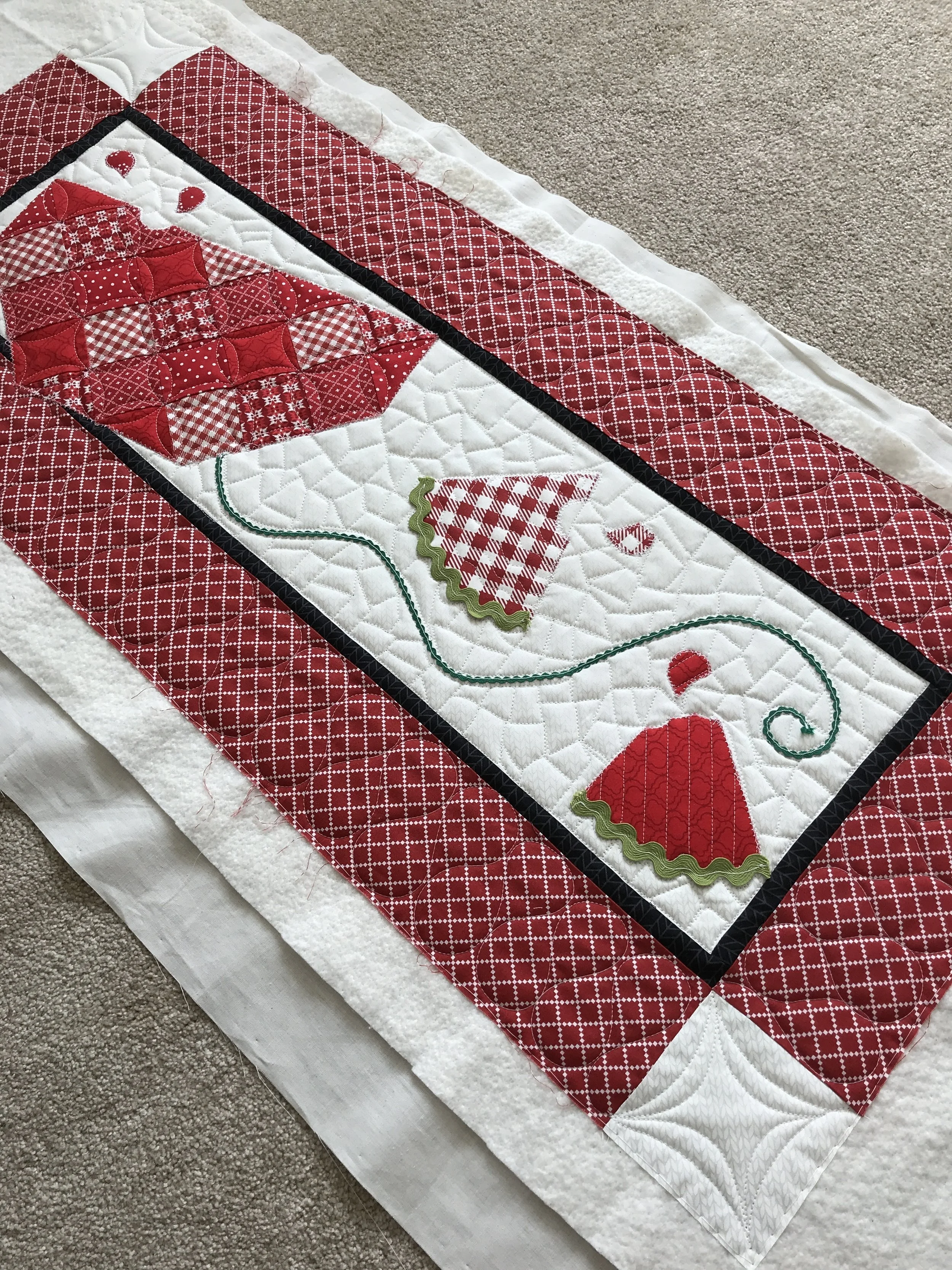 Ramona’s watermelon bench pillow front