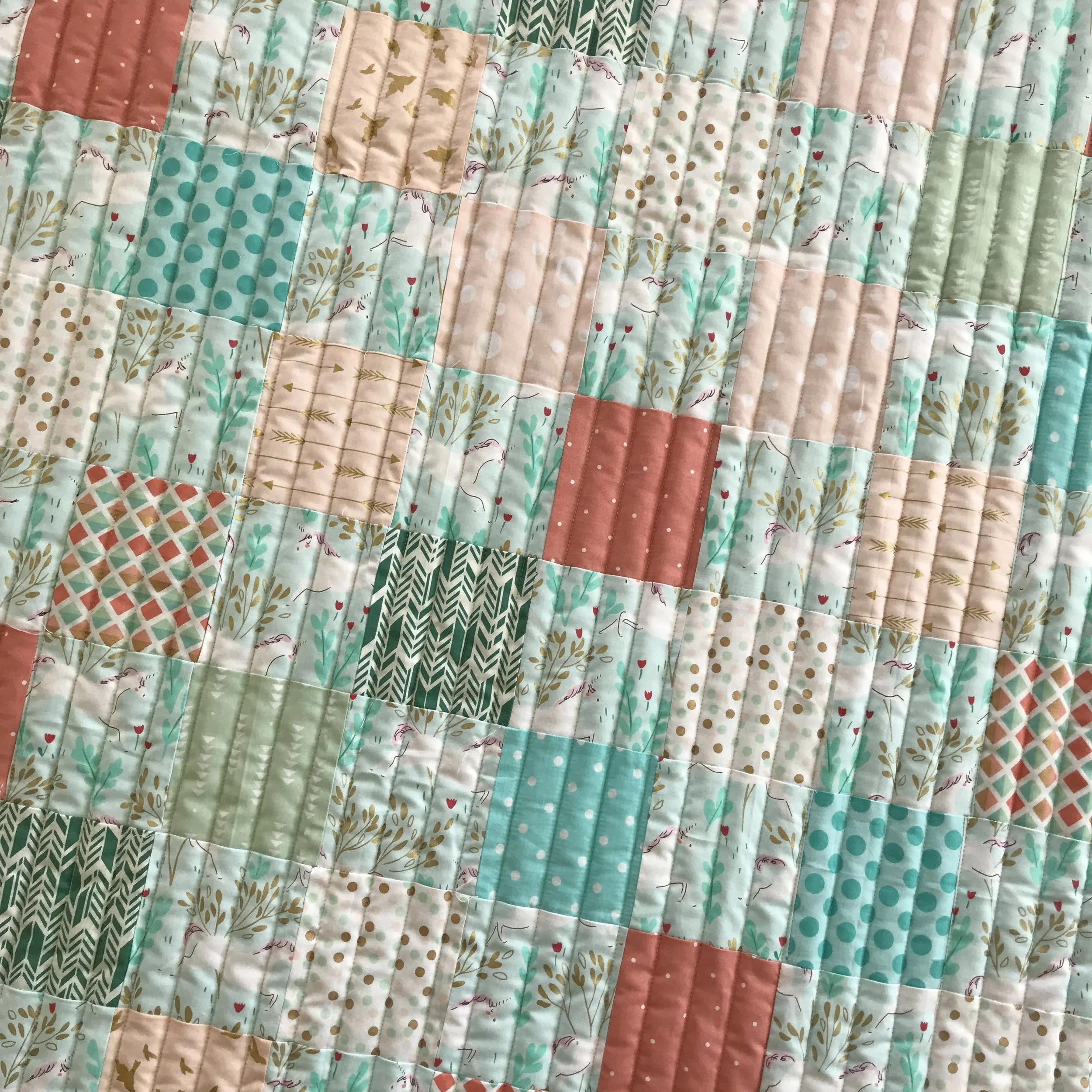 Skye’s simple patchwork quilts