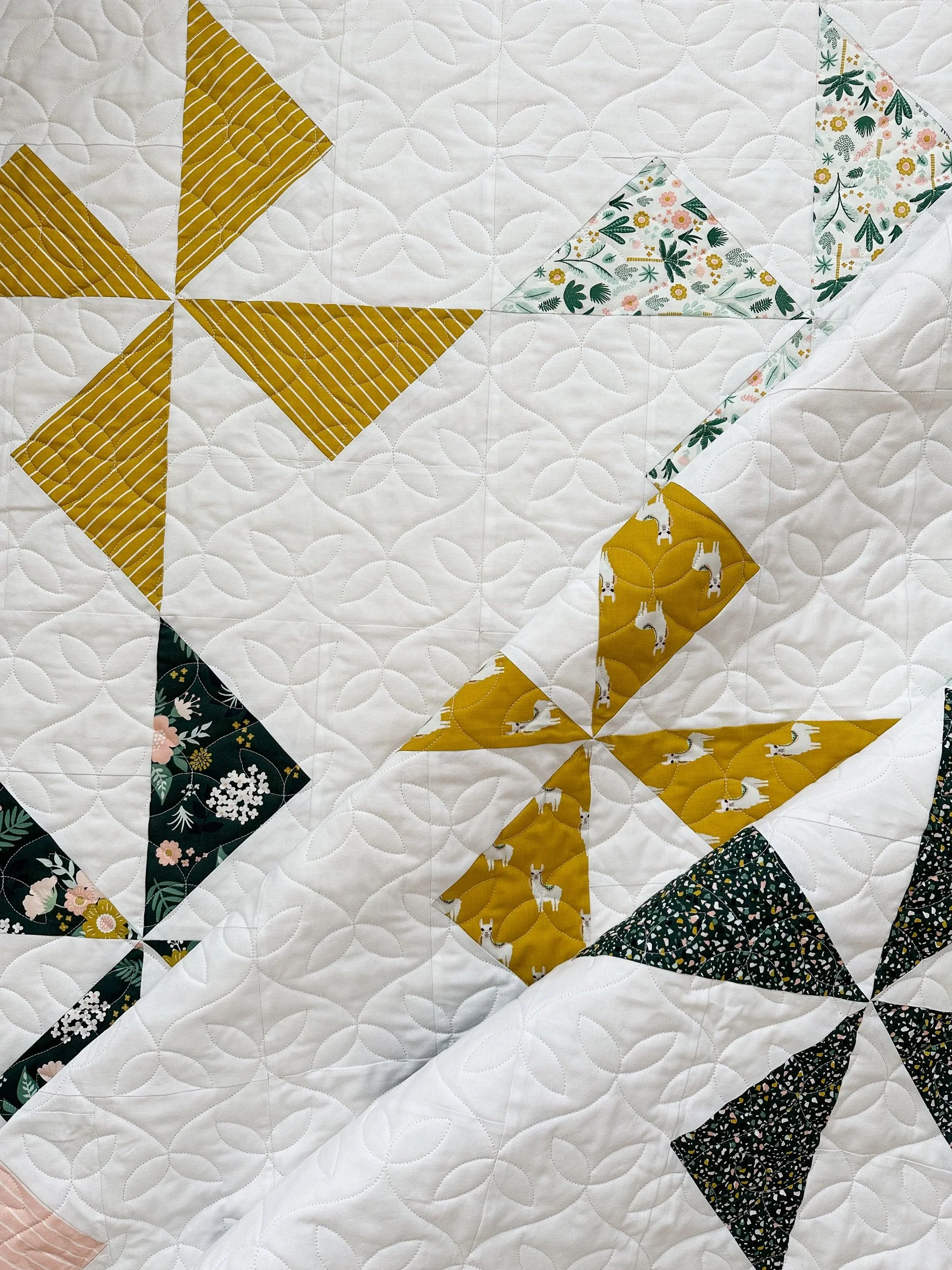 Kristan’s Put a Spin On It Baby Quilt