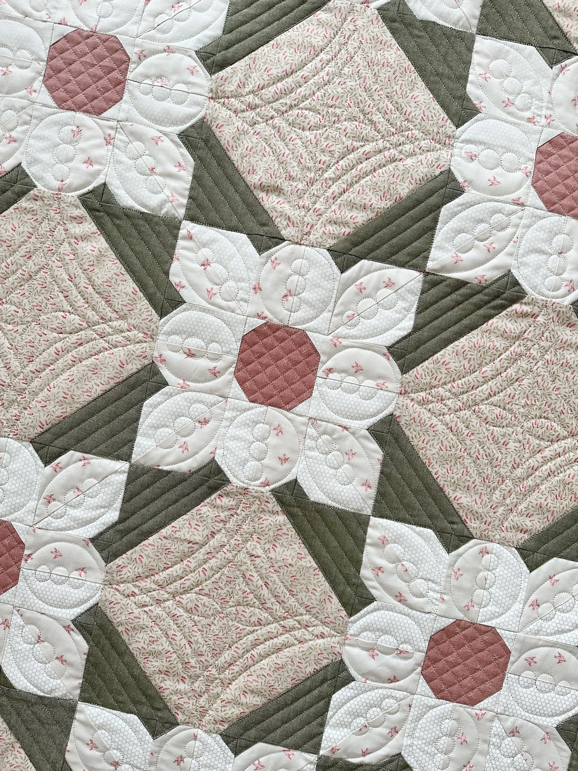 Lisa’s Cotton Daisy Quilt
