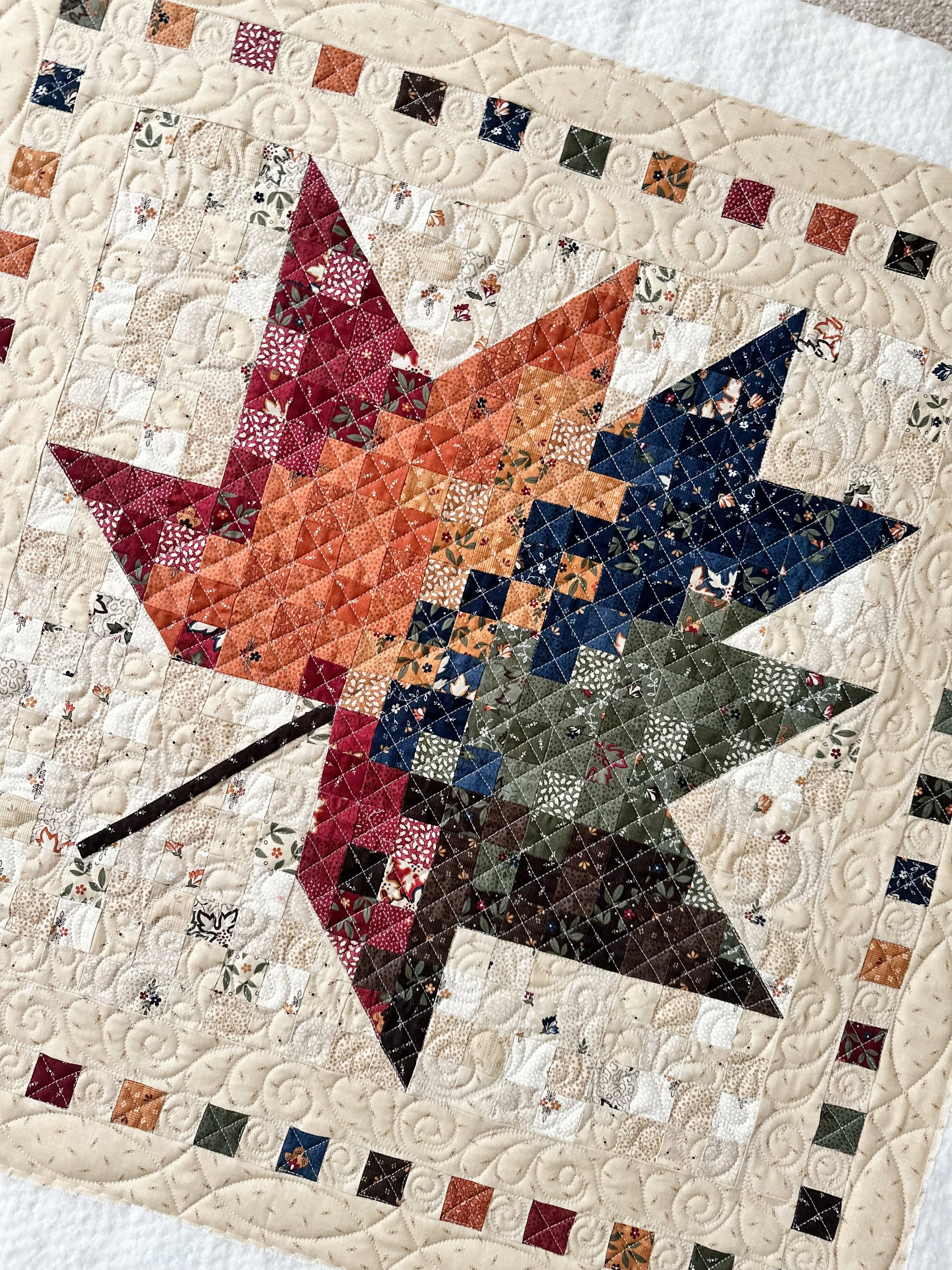 Stacey’s Nature’s Watercolor mini quilt