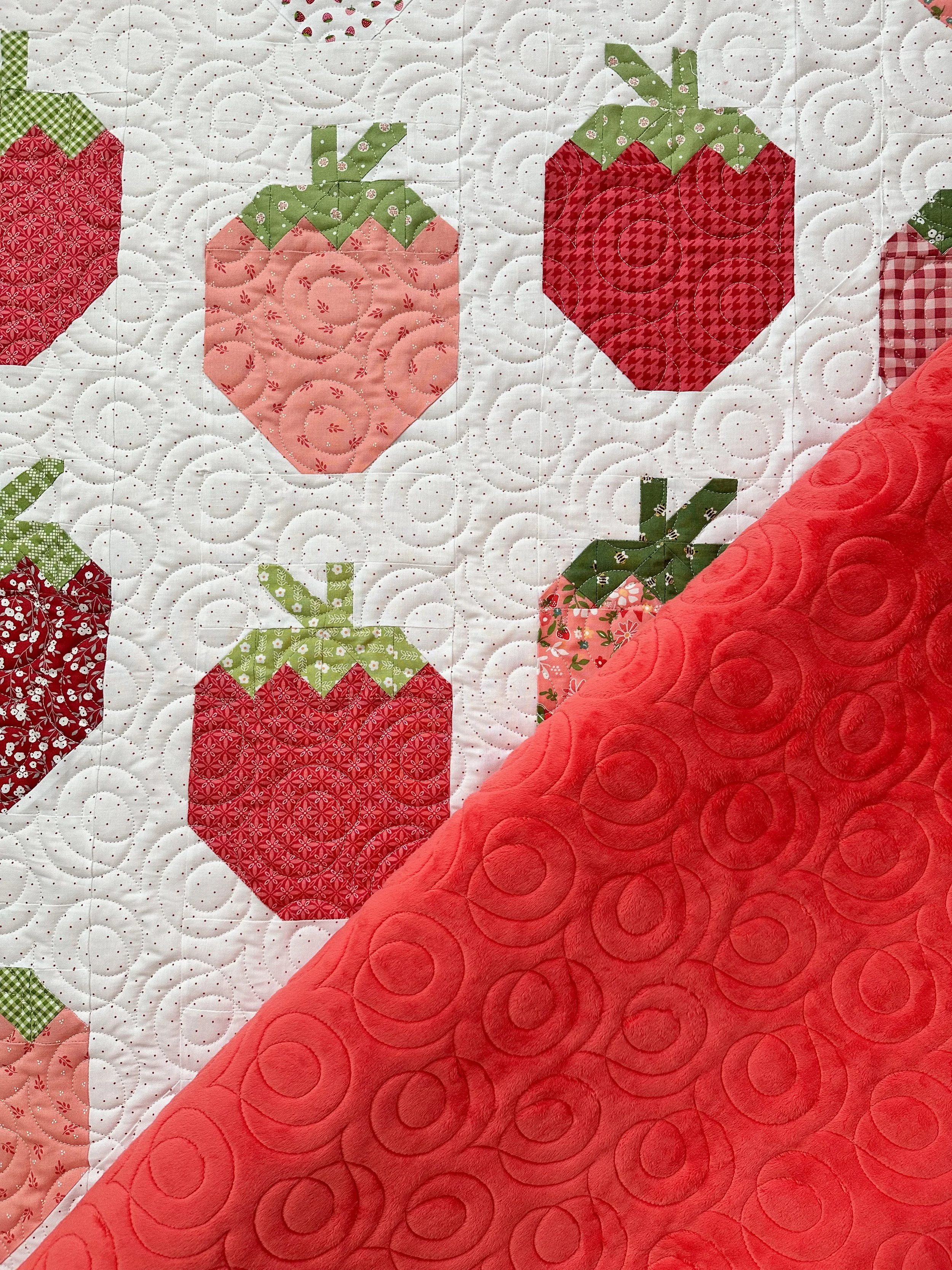 Angie’s Strawberry Social Quilt