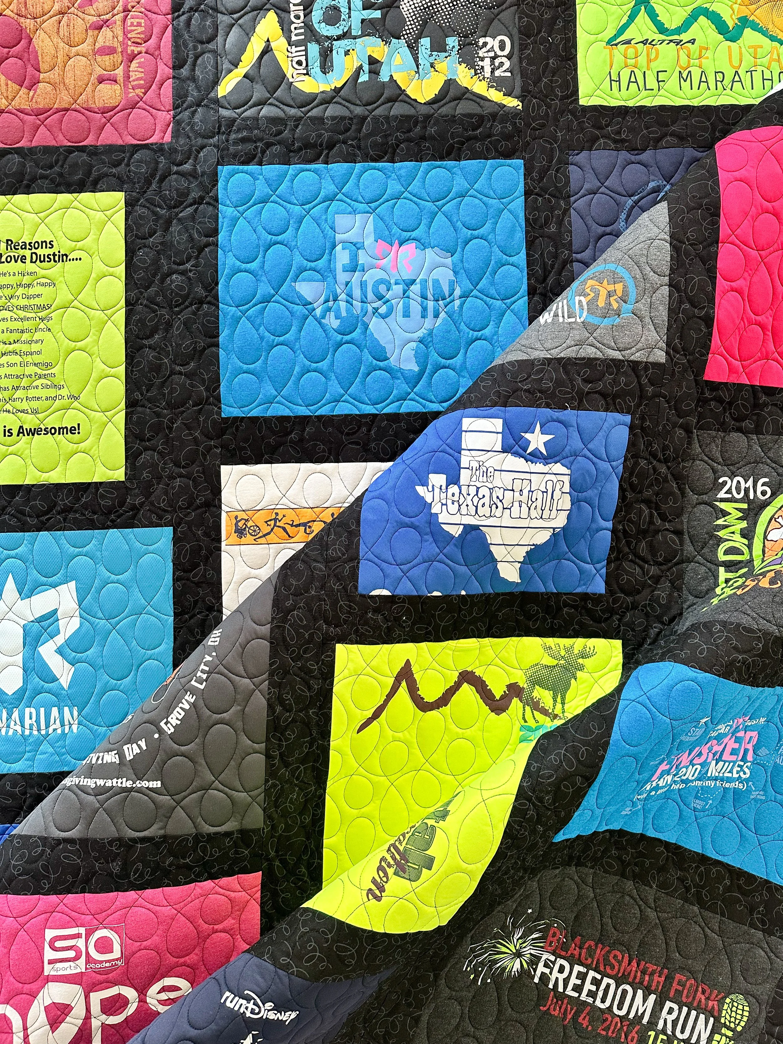 Lots and Lots of T-shirt Quilts