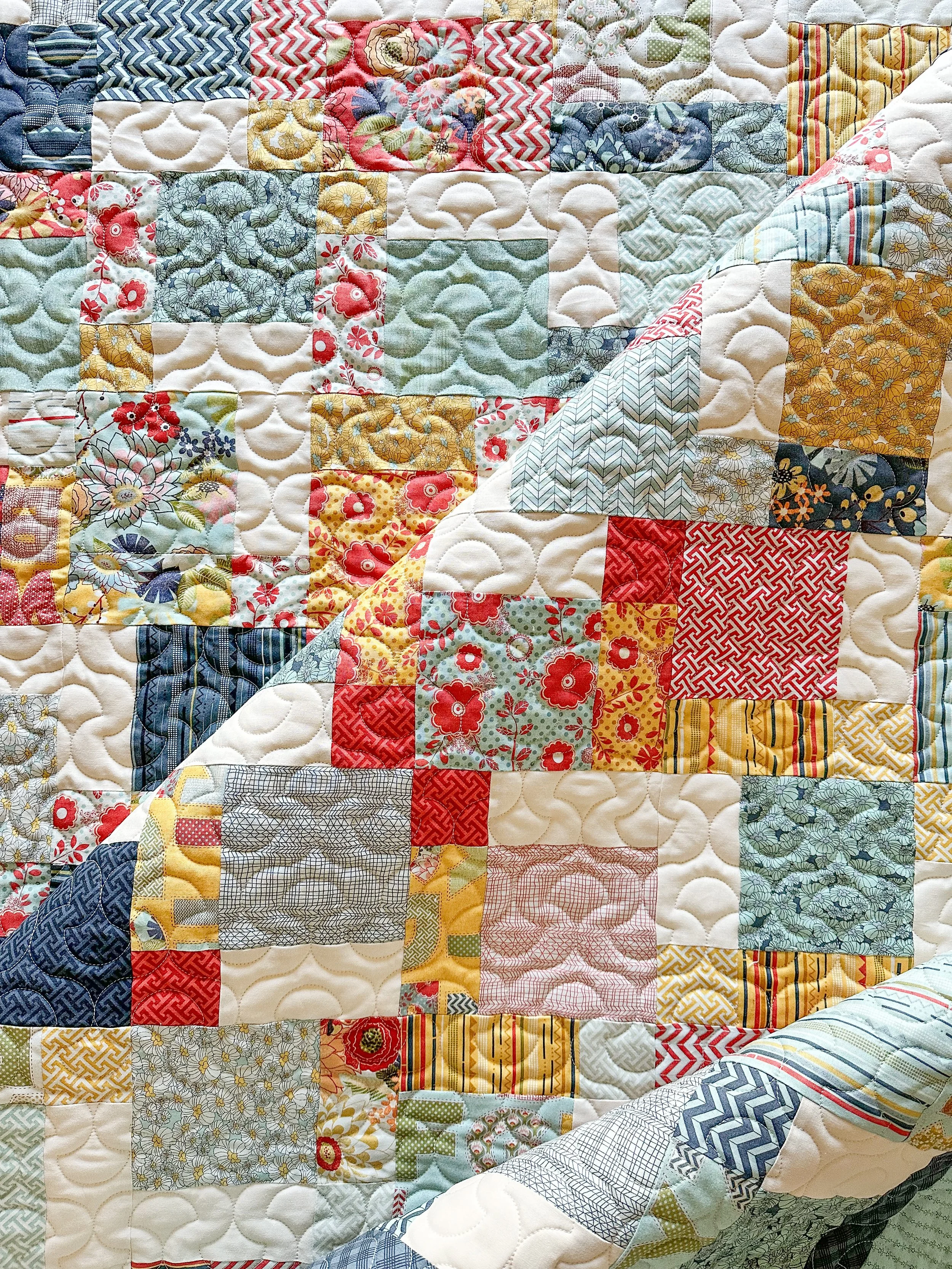 Laurie‘s Disappearing Nine Patch Quilt