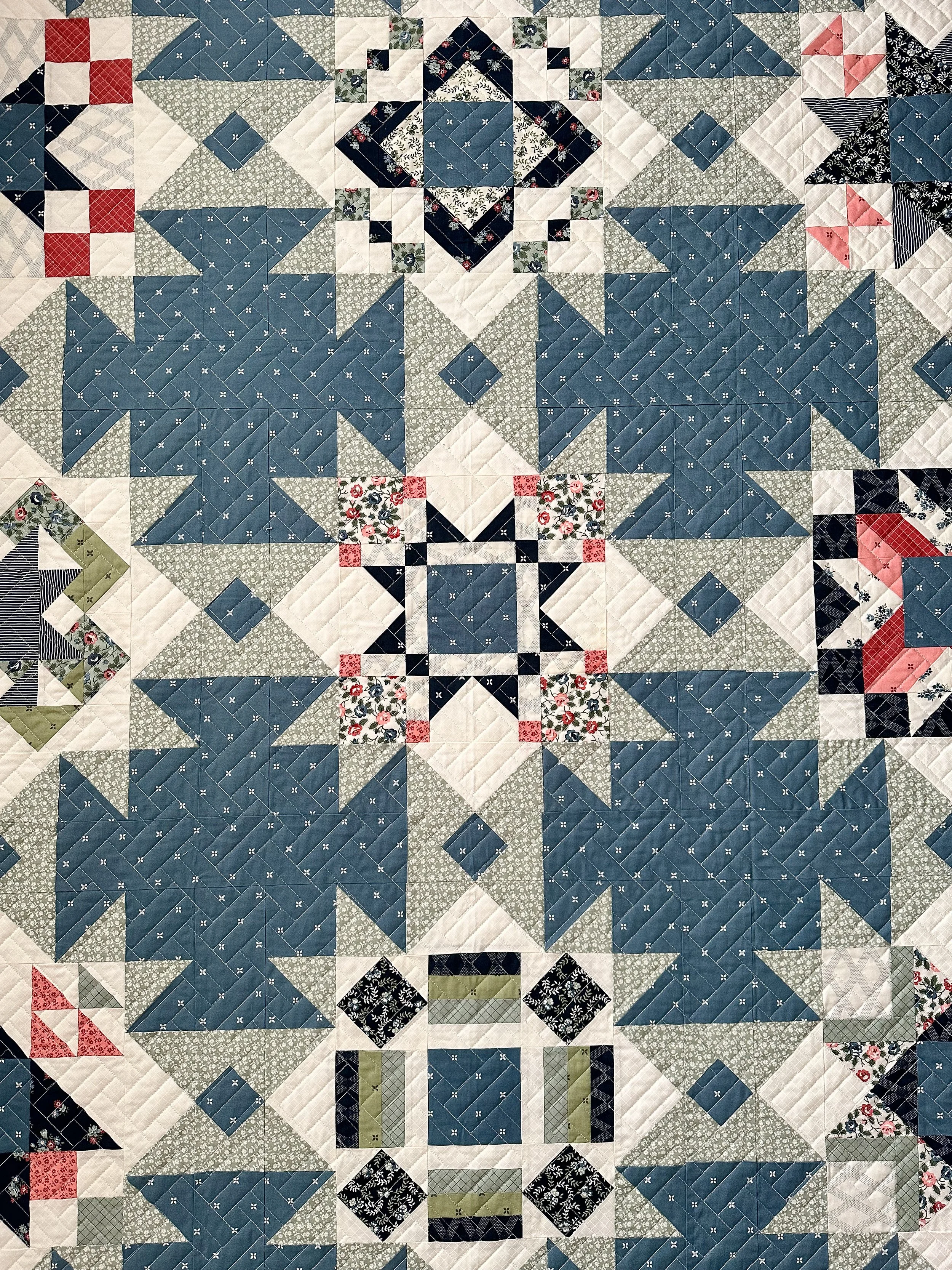 Ashley’s 2023 Designer Mystery Block of the Month Quilt