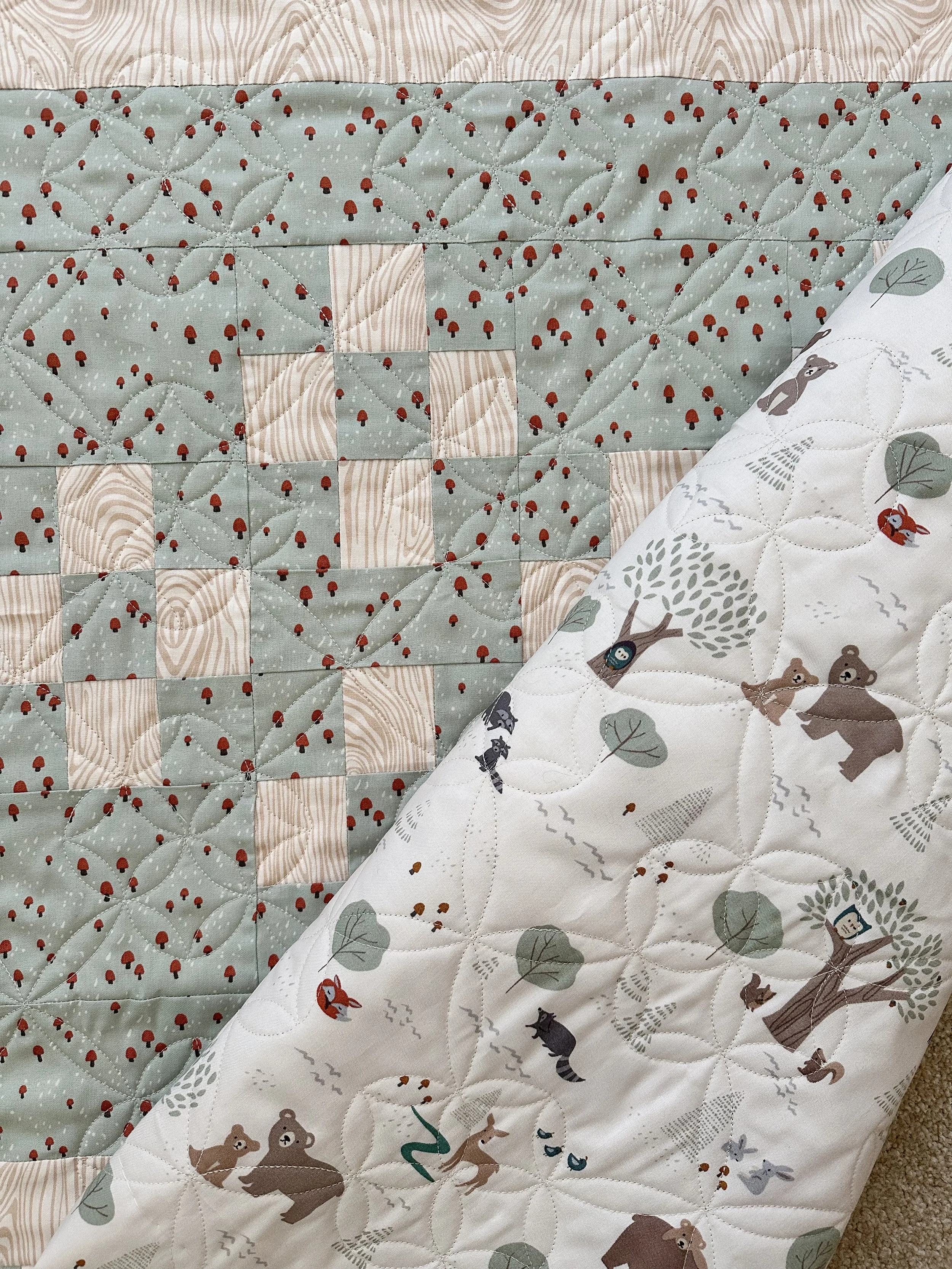 Nancy’s Geo Dreams Baby Quilt