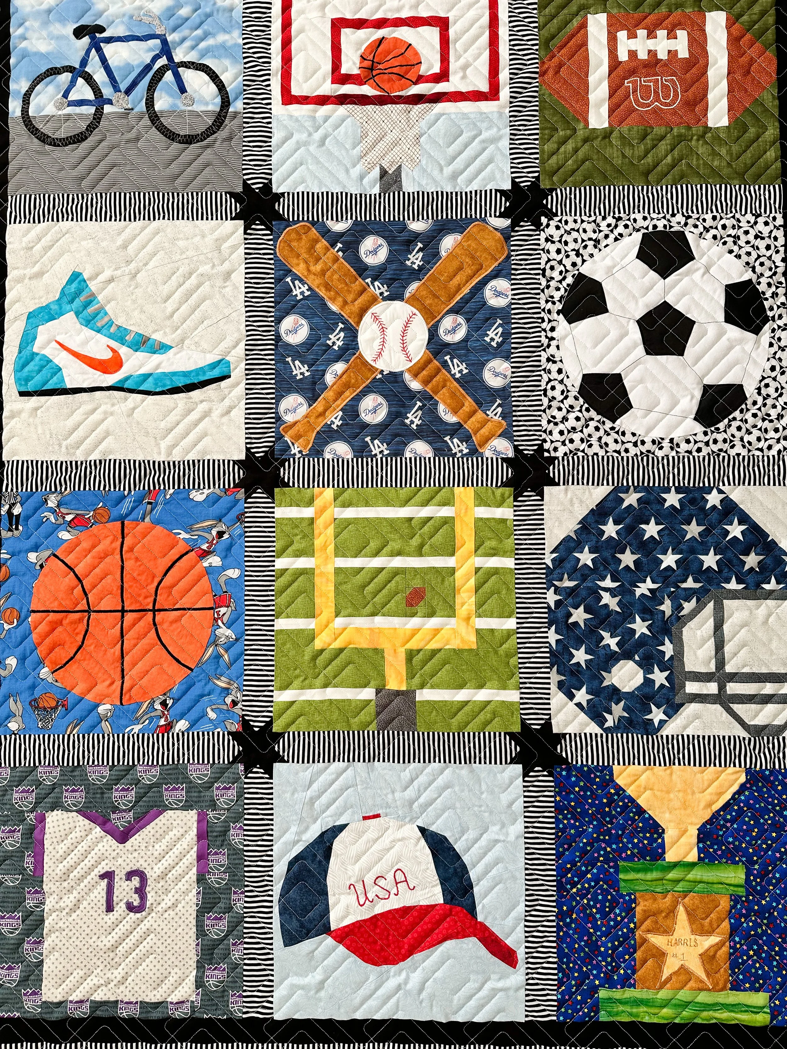 Kathy’s Sports Quilt