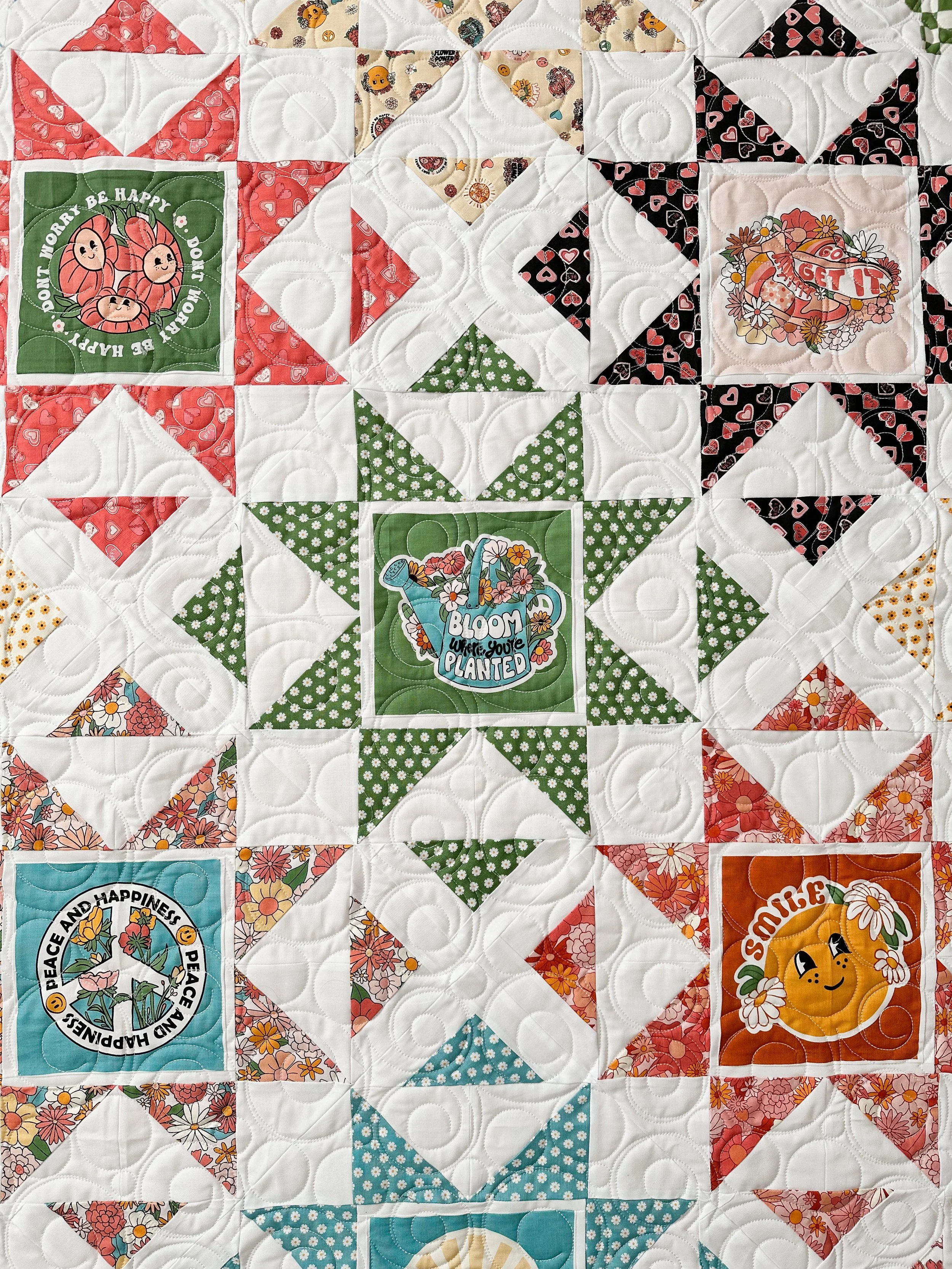 Corinne’s Happy Vibes Quilt