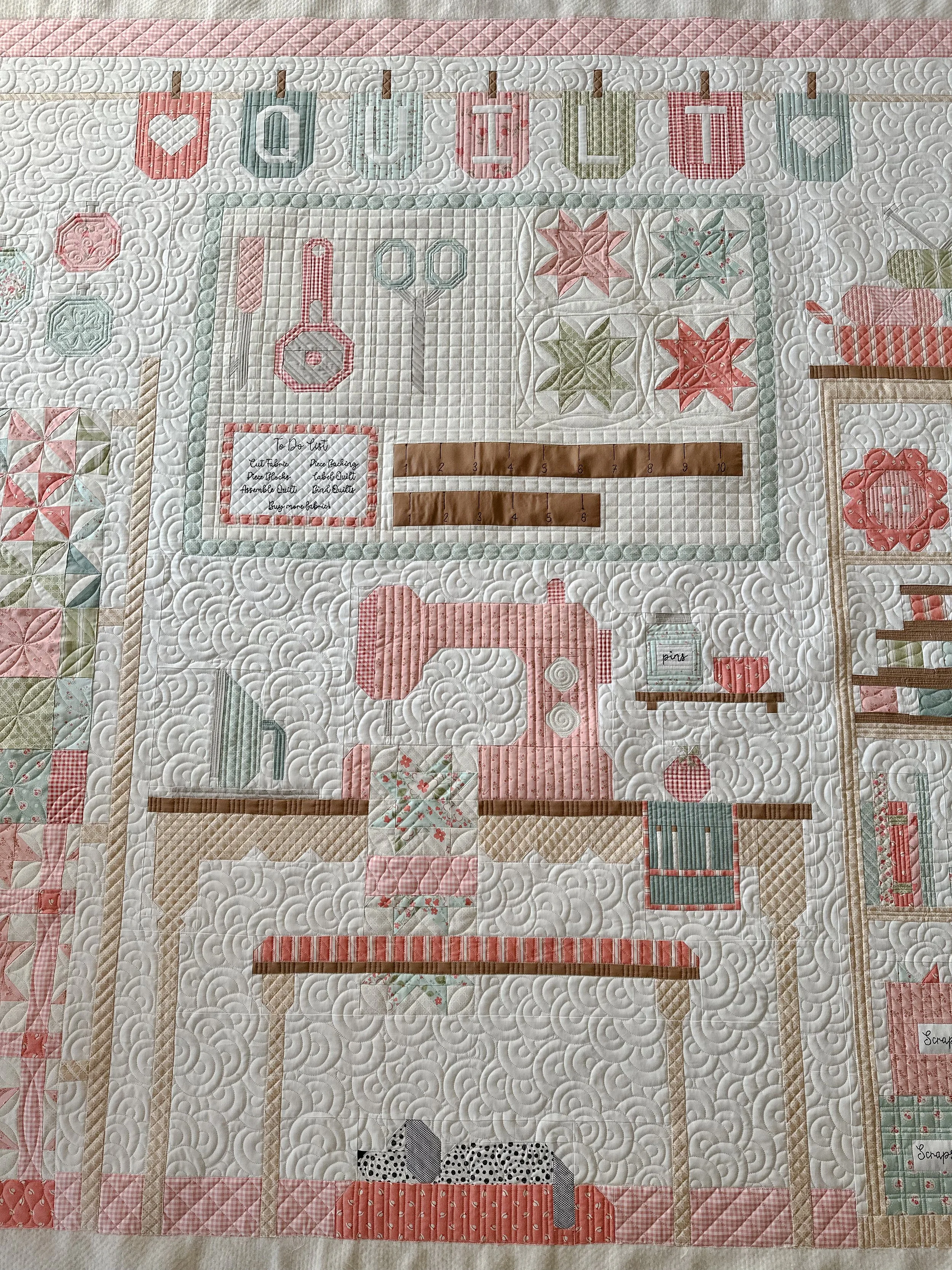 Kathy’s Quilt Room Quilt 