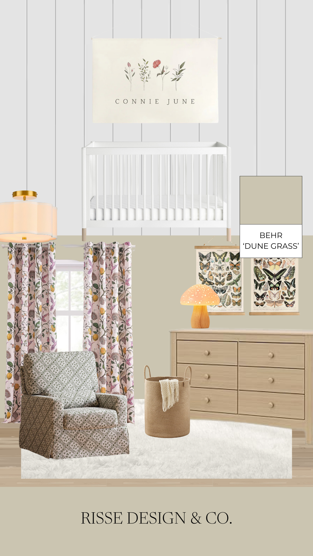 Cottage Garden Inspired Nursery — RISSE DESIGN & CO.