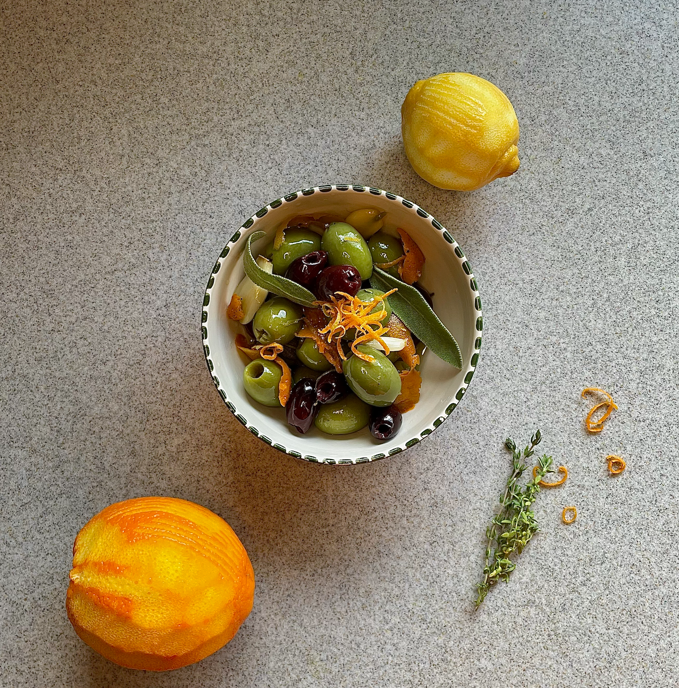 Citrus &amp; Herb Olives