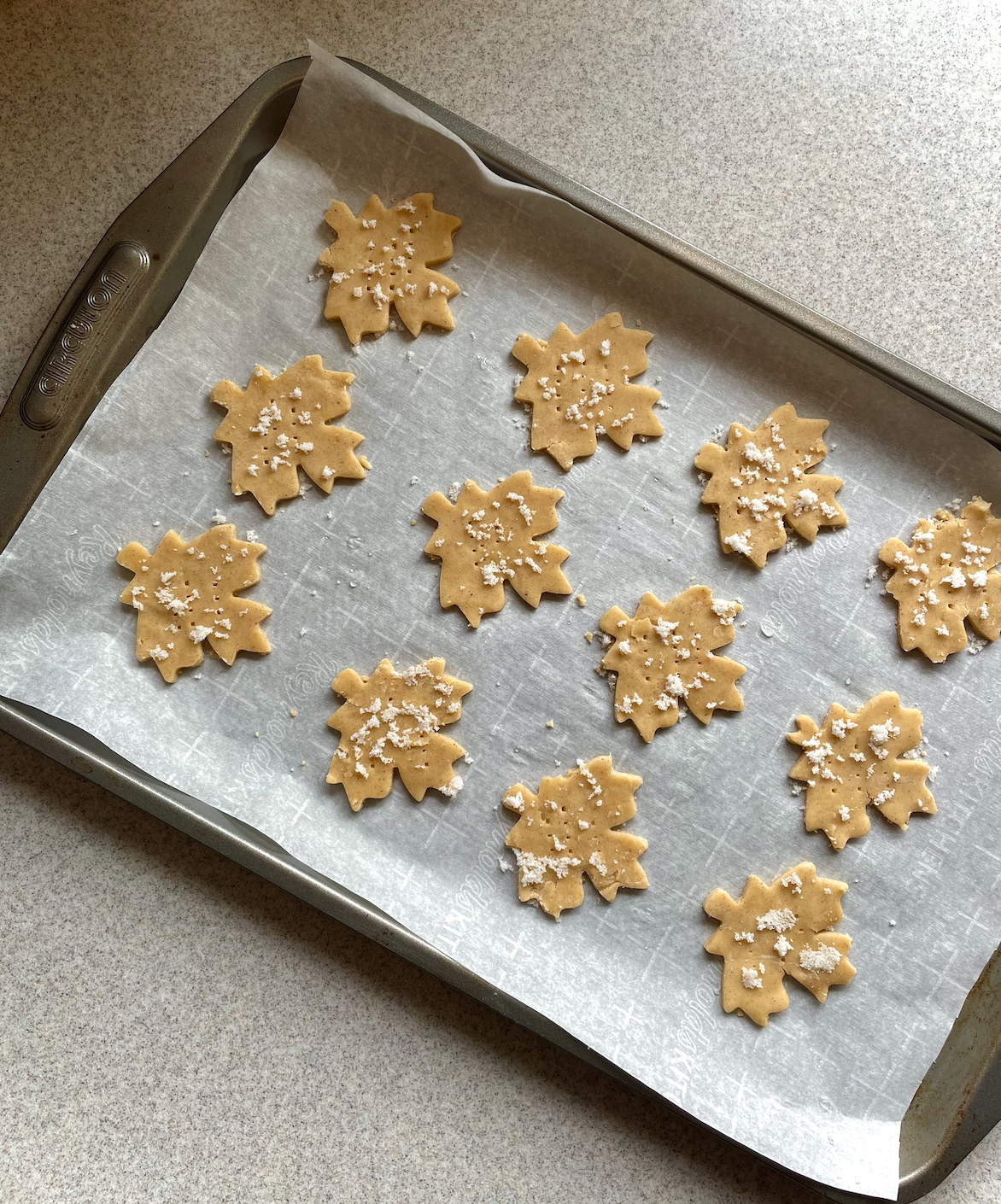 Spiced Shortbread Cookies