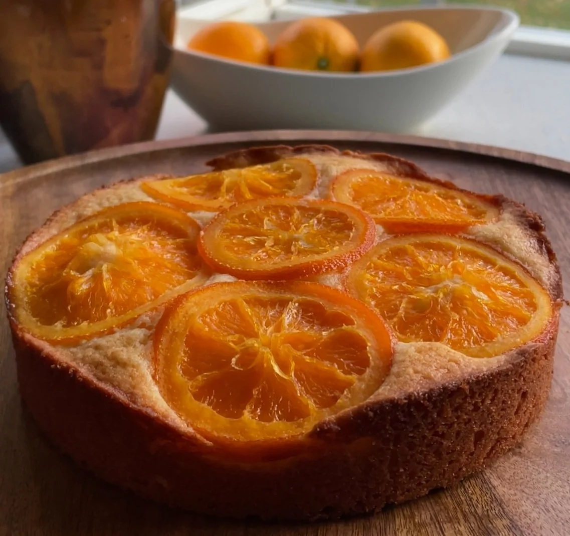 Rustic Candied Orange Cake