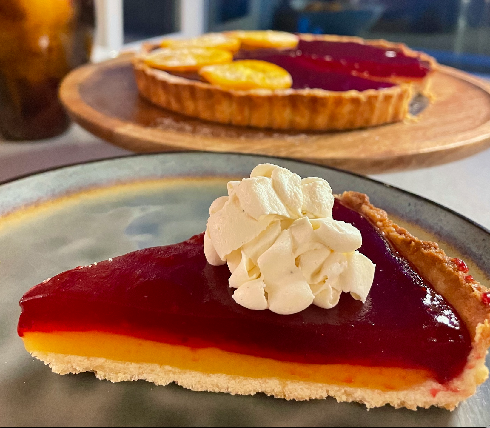 Cranberry-Orange Layer Tart
