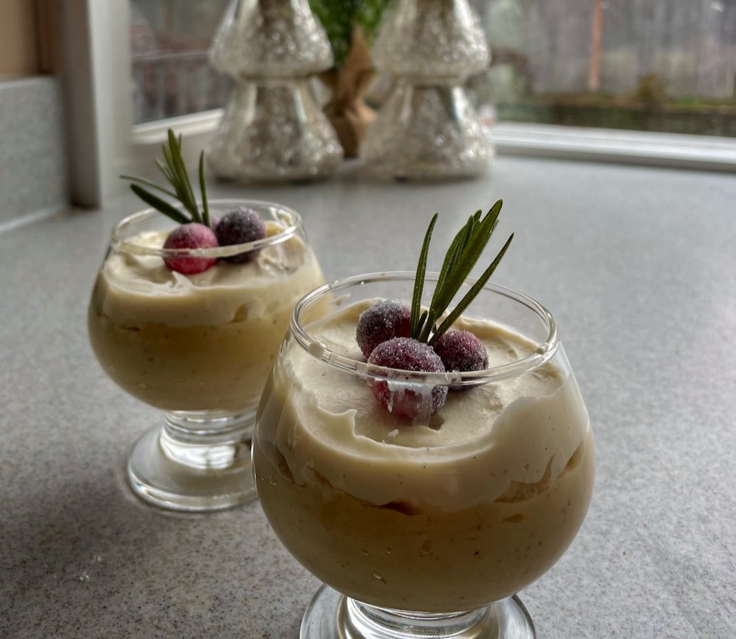 Eggnog Pudding Cups